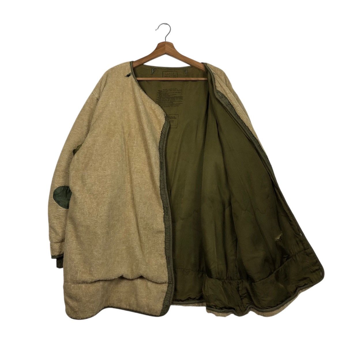 Vintage 📌Vintage Chore Worker Military Jacket Button Size US L / EU 52-54 / 3 - 12 Thumbnail