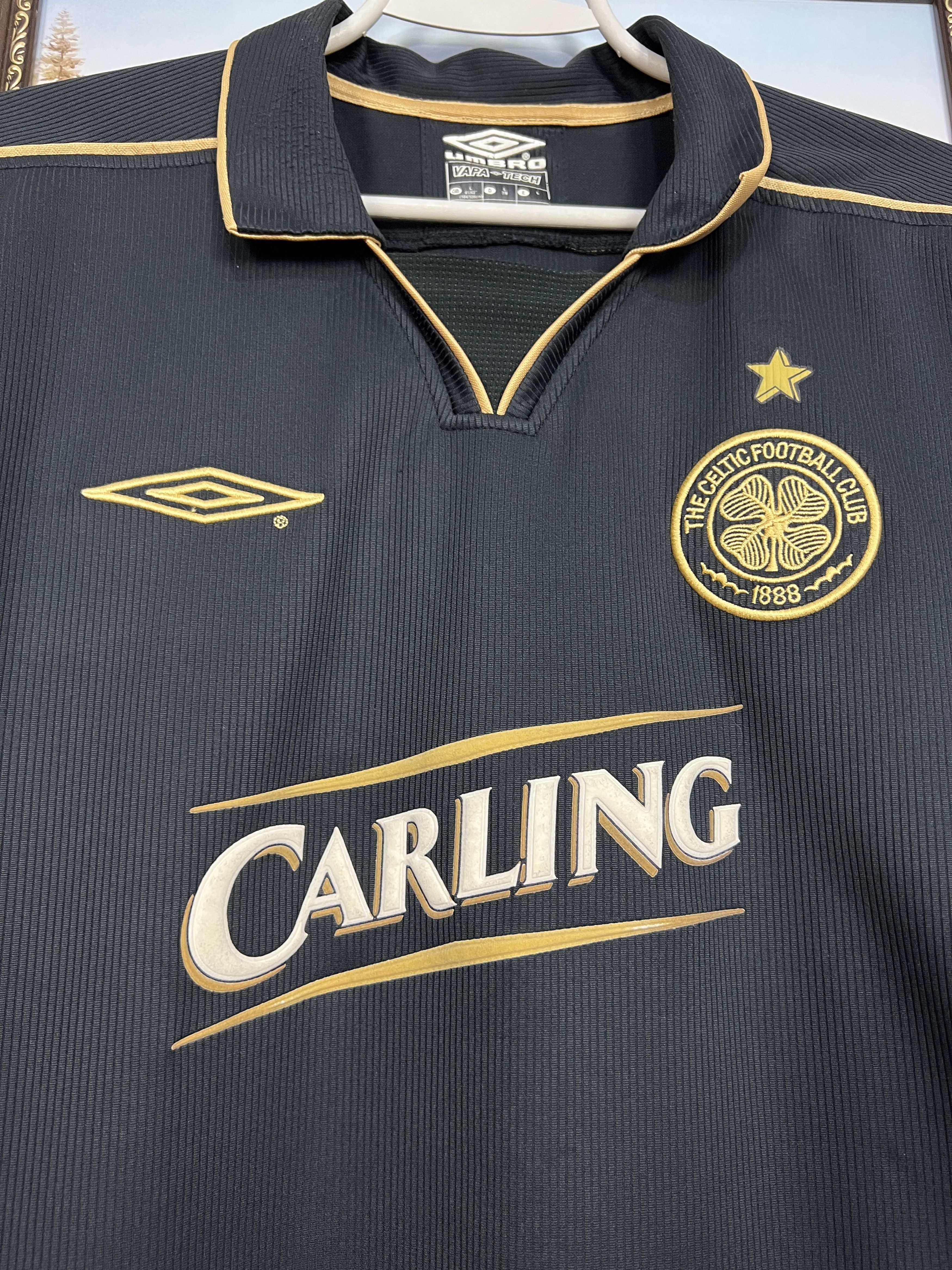 Umbro Celtic Away football shirt 2003 Soccer Umbro Jersey Mens Size US L / EU 52-54 / 3 - 3 Thumbnail