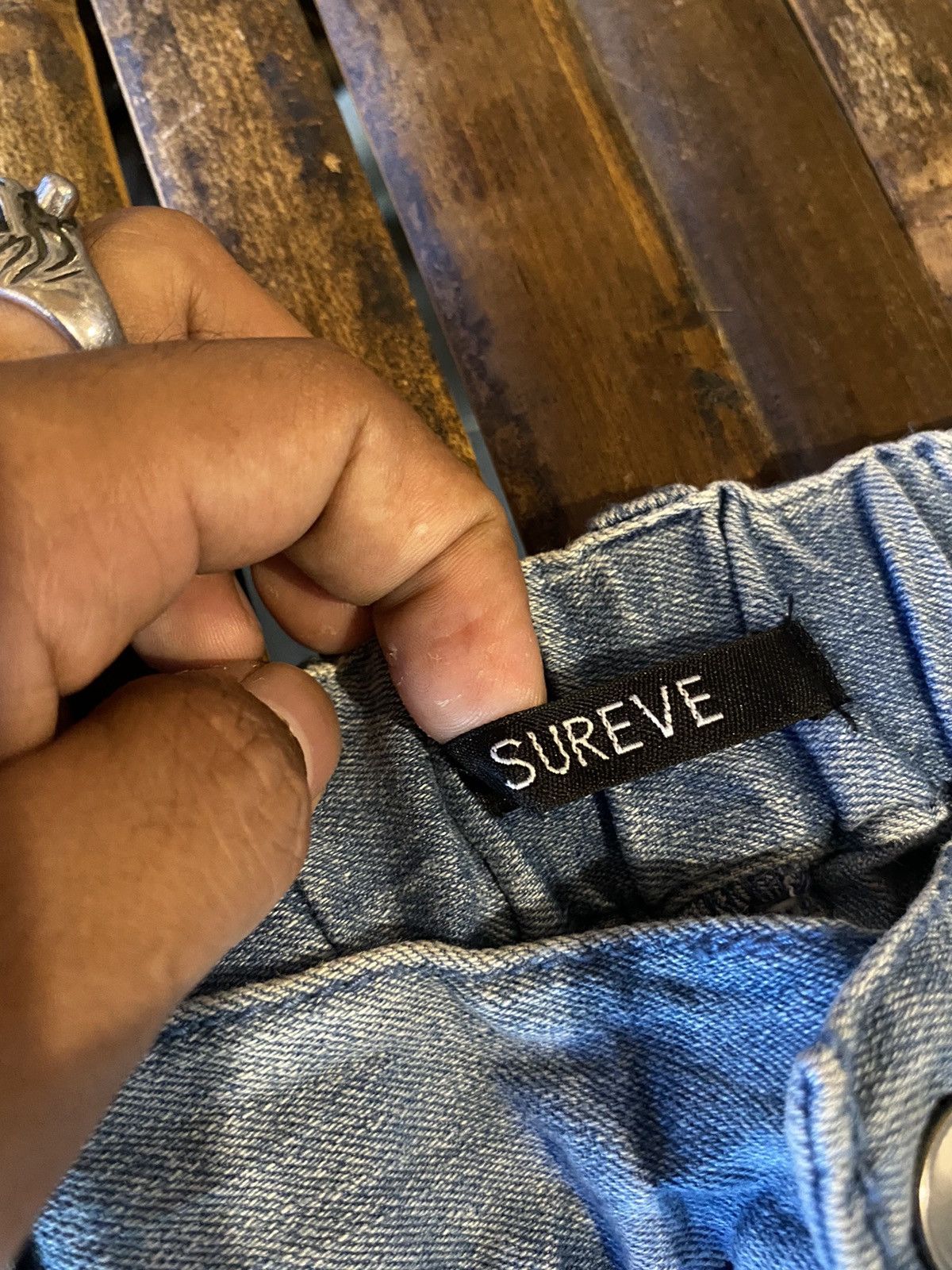 If Six Was Nine × Japanese Brand SUREVE BIKERS DENIM PANTS Size 30" / US 8 / IT 44 - 7 Thumbnail