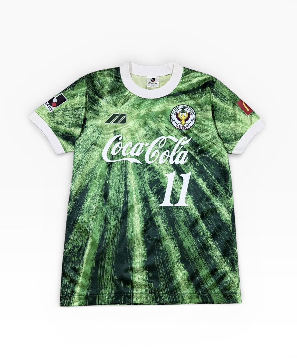Vtg⚽️92-93 Mizuno Tokyo Verdy Kazuyoshi Miura#11 Jersey
