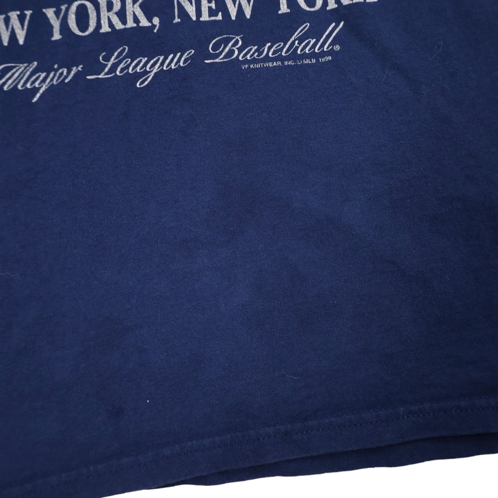 MLB VINTAGE MLB New York Yankees Mens Large Graphic T Shirt Blue Size US L / EU 52-54 / 3 - 4 Thumbnail