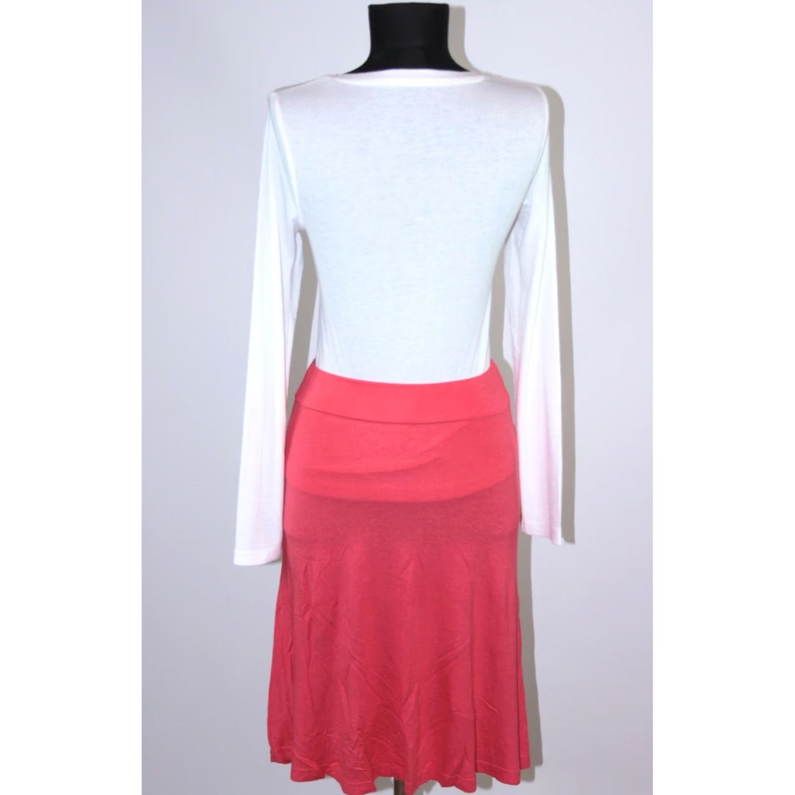 Desigual Desigual Skirt S Womens Red Midi Viscose Desigual Skirt S Womens Red Midi Viscose Size 28" / US 6 / IT 42 - 4 Thumbnail