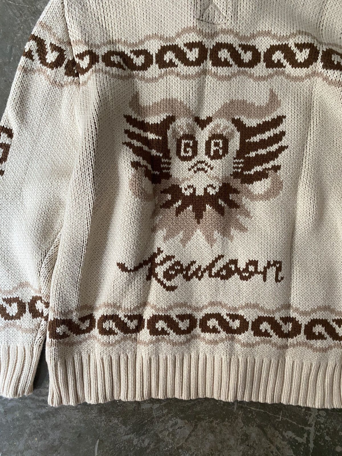 Other GrowthRing Tokyo & Kowloon Dragon Knitted Cardigan Kapital Size US L / EU 52-54 / 3 - 6 Thumbnail