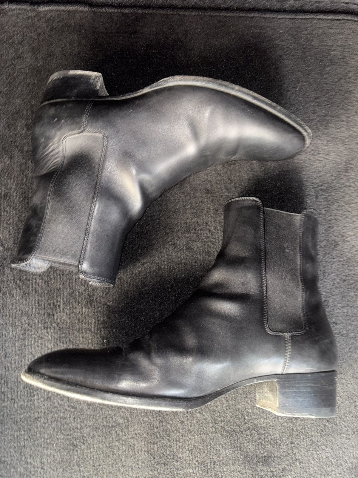 Yves Saint Laurent YVES SAINT LAURENT CHELSEA BLACK 41 1/2 Size US 9.5 / EU 42-43 - 3 Thumbnail