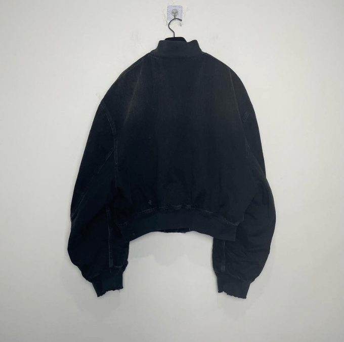 Balenciaga Balenciaga Denim Bomber Jacket Size US L / EU 52-54 / 3 - 2 Thumbnail