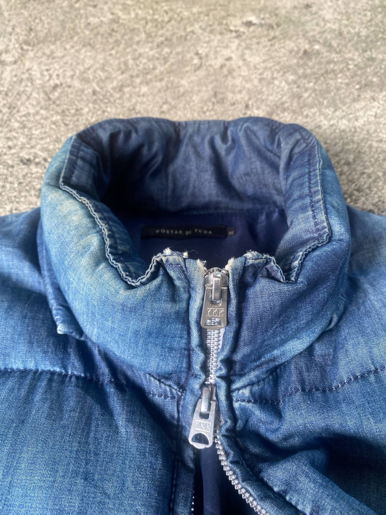 GOSTAR DE FUGA Rare Gostar De Fuga Denim Padded Puffer Jacket Size US L / EU 52-54 / 3 - 6 Thumbnail