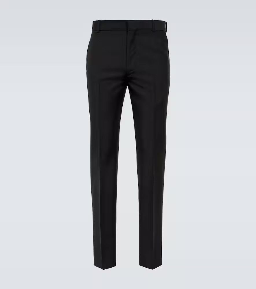 Alexander McQueen o1w1db10925 Evening Cigarette Trousers in Black Size US 30 / EU 46 - 1 Thumbnail