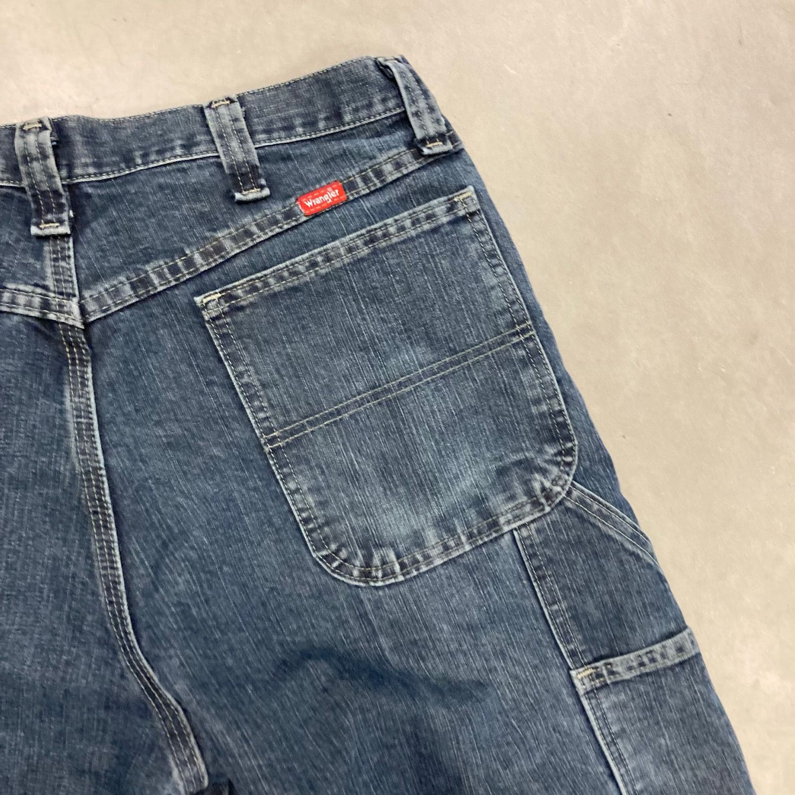 Vintage × Wrangler Baggy y2k Lee carpenter Cargo Pants 34x32 Size US 34 / EU 50 - 3 Thumbnail
