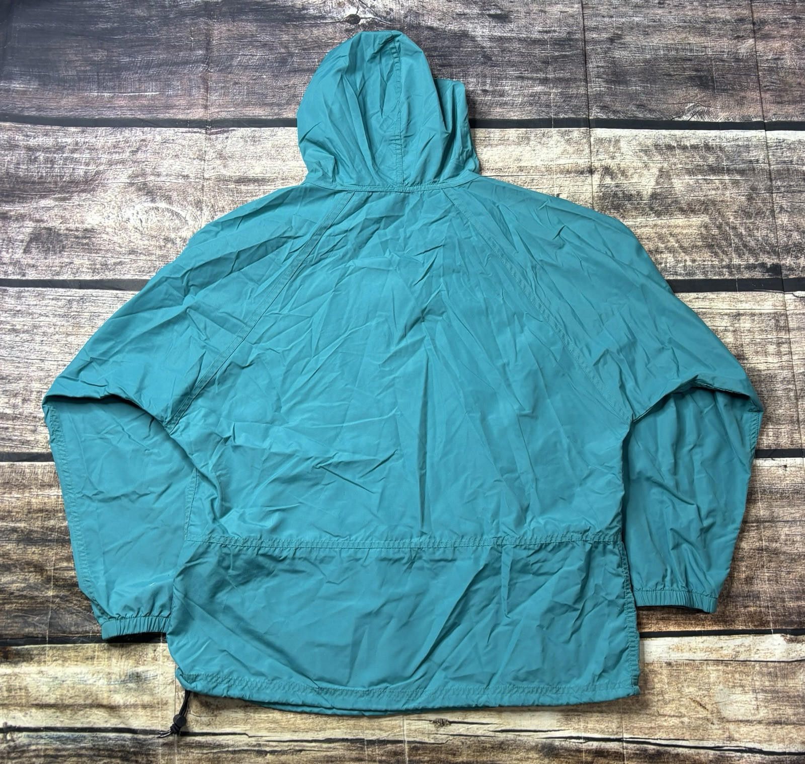 L.L. Bean VTG LL Bean Freeport Maine Jacket Womens Medium Zip Teal Size M / US 6-8 / IT 42-44 - 3 Thumbnail