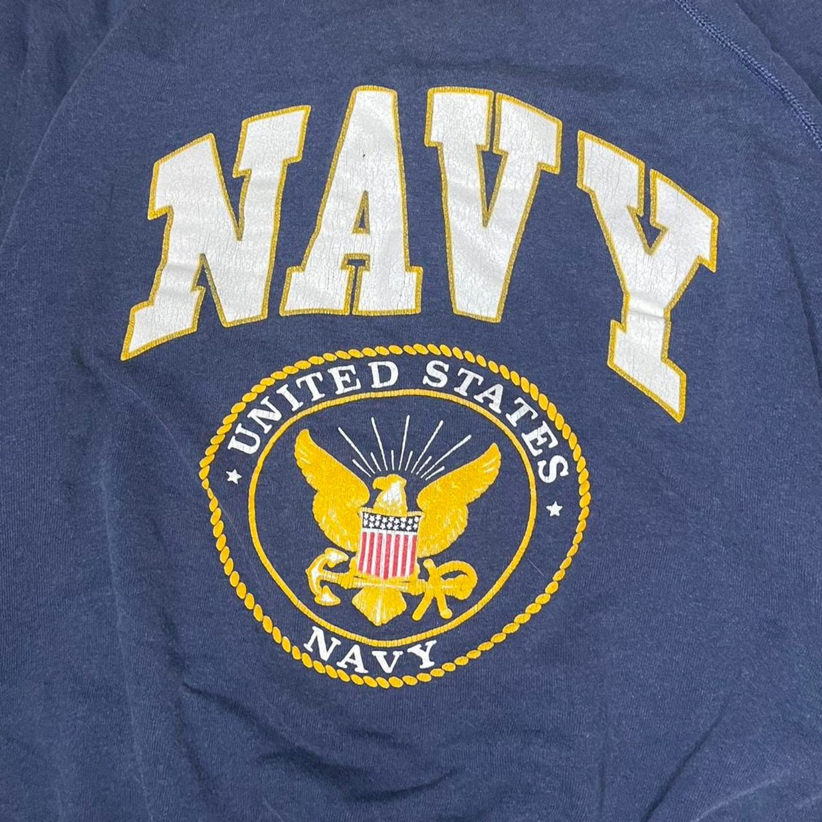 Vintage Vintage United States Navy Sweatshirt Size US L / EU 52-54 / 3 - 2 Thumbnail