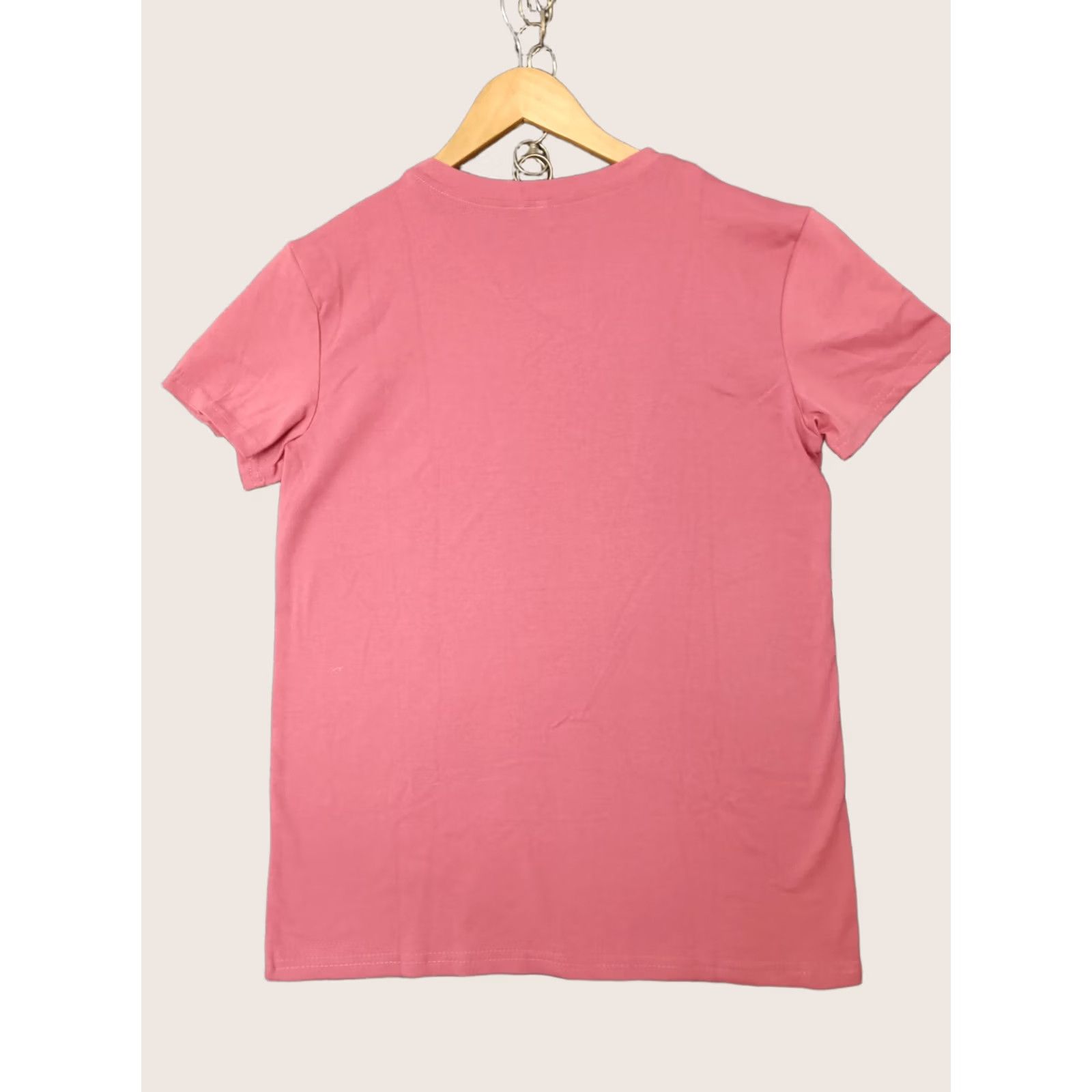 Pinko Nana Heart Grandmother Pink Women's Relaxed T-Shirt, Size S, Crew Neck, Short Sleeve, Blended Fabric, Vintage: No Size S / US 4 / IT 40 - 1 Thumbnail