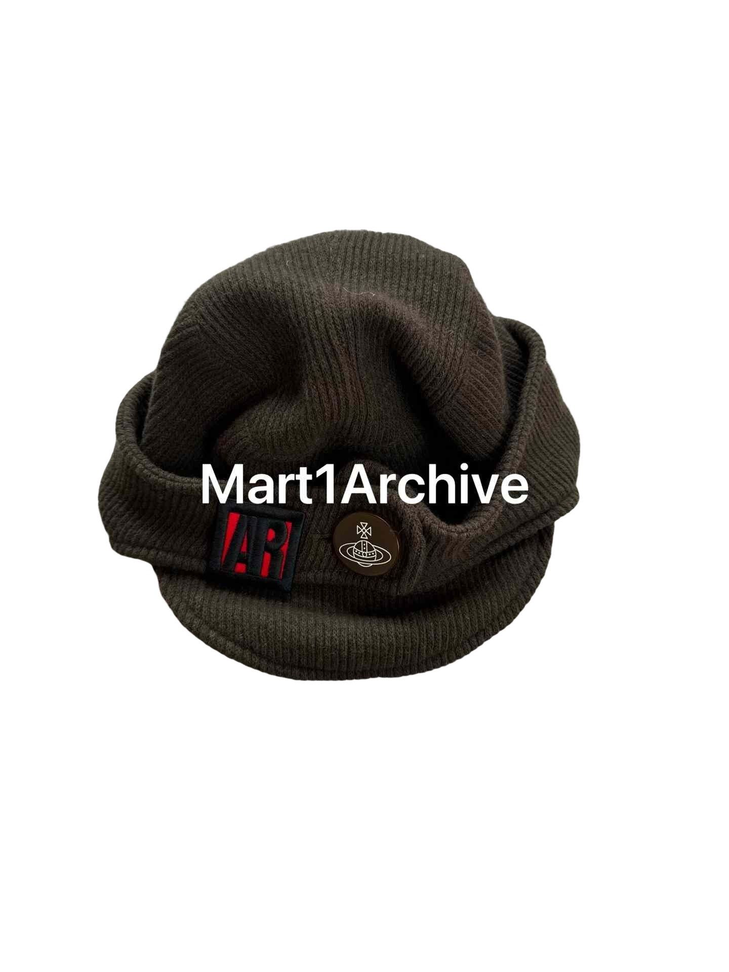 Vivienne Westwood Vivienne Westwood Orb Logo Knitted Hat One Size Size ONE SIZE - 1 Thumbnail