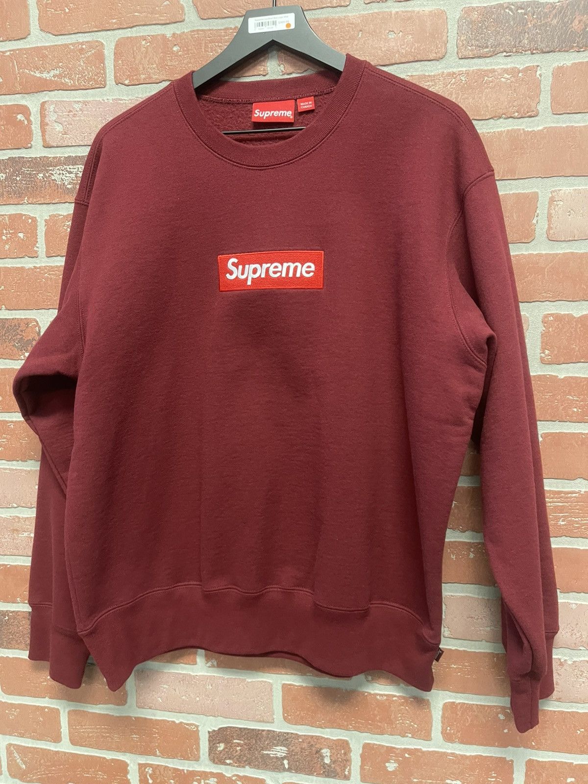 Supreme Size M - Supreme Crewneck Red Brand New Size US M / EU 48-50 / 2 - 3 Thumbnail