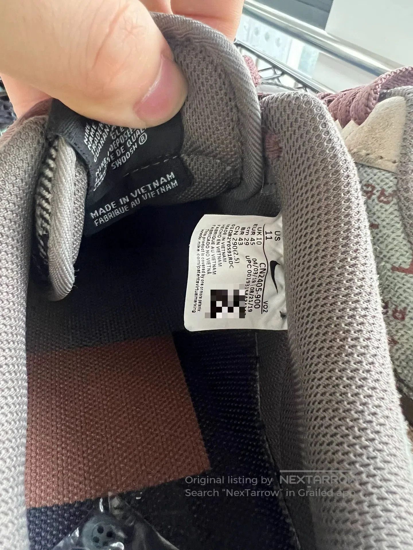 Travis Scott af1 x ts collaboration sneakers size 45. Size US 11 / EU 44 - 2 Thumbnail