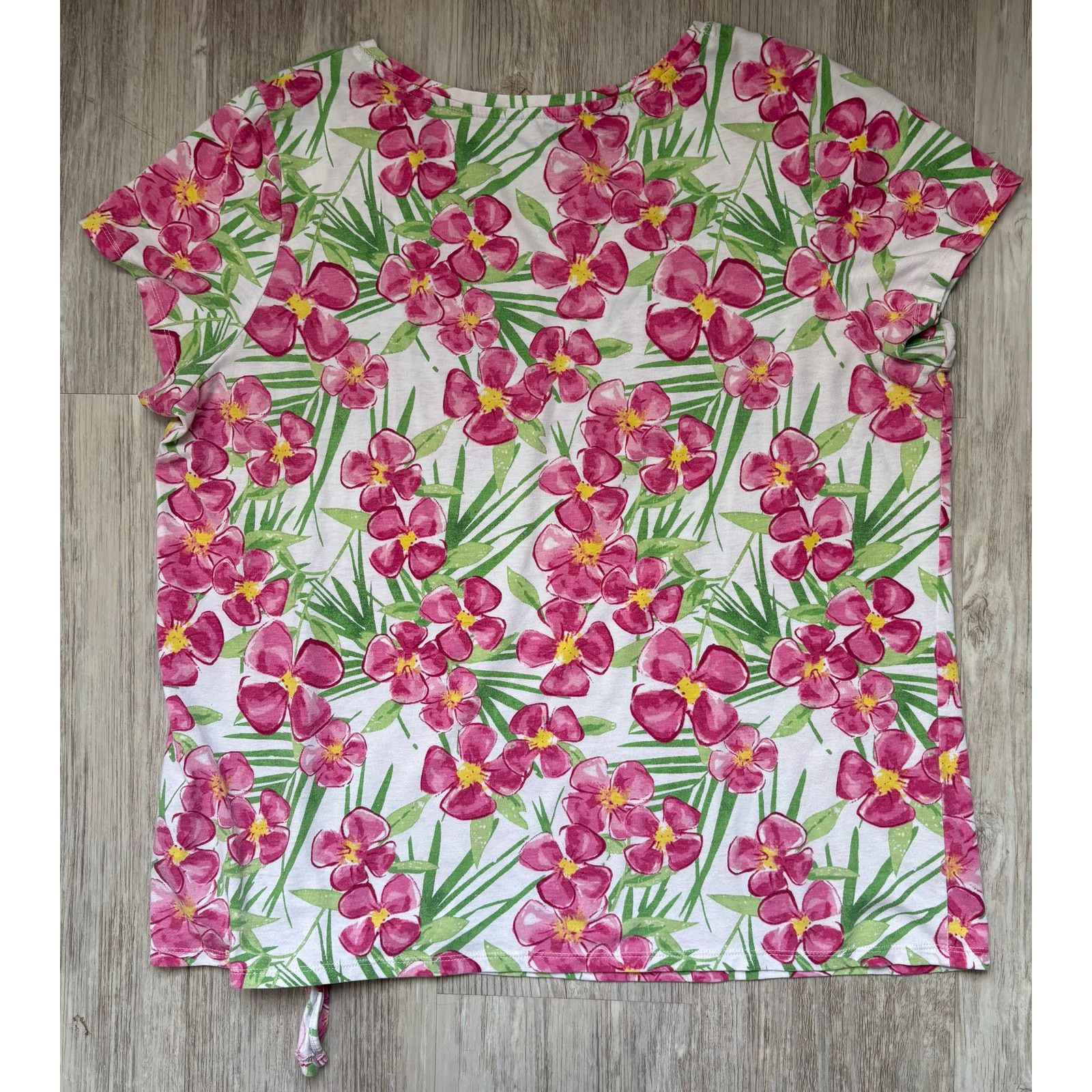 Other White Stag | Floral Strawberry Patch Short Sleeve Top | XXL Size XXL / US 16-18 / IT 52-54 - 2 Thumbnail