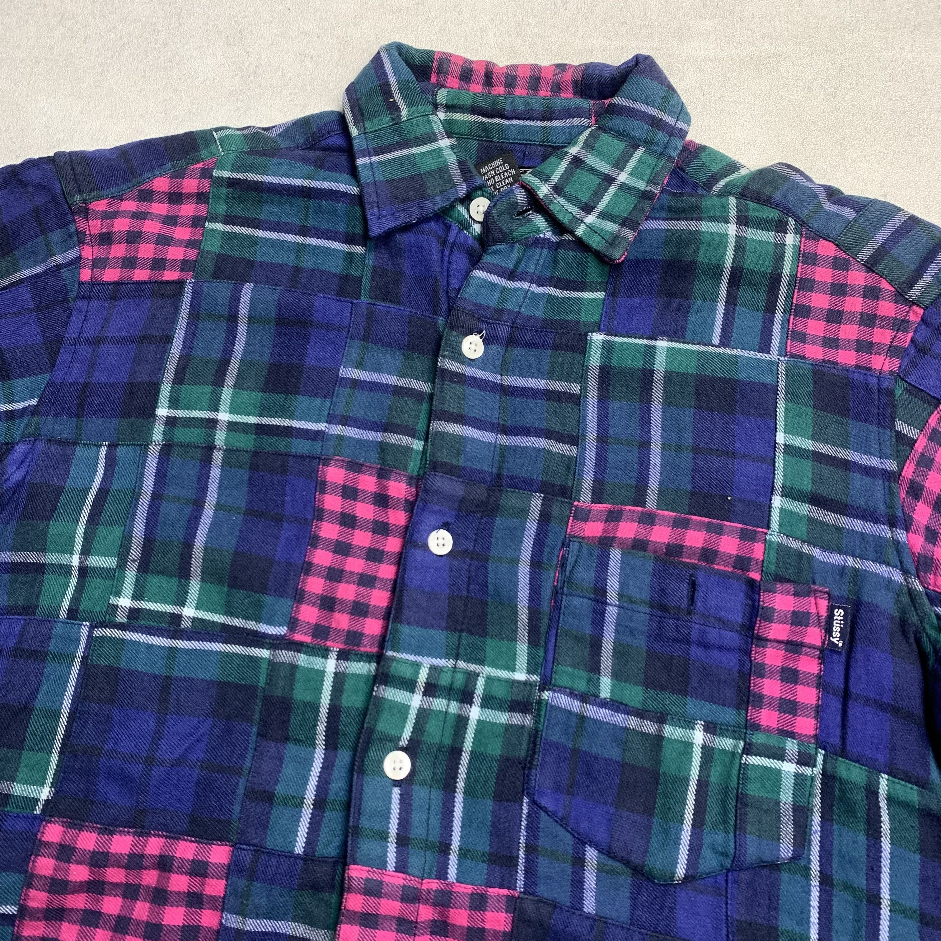 Stussy Stussy Patch Work Shirt Size US S / EU 44-46 / 1 - 3 Thumbnail