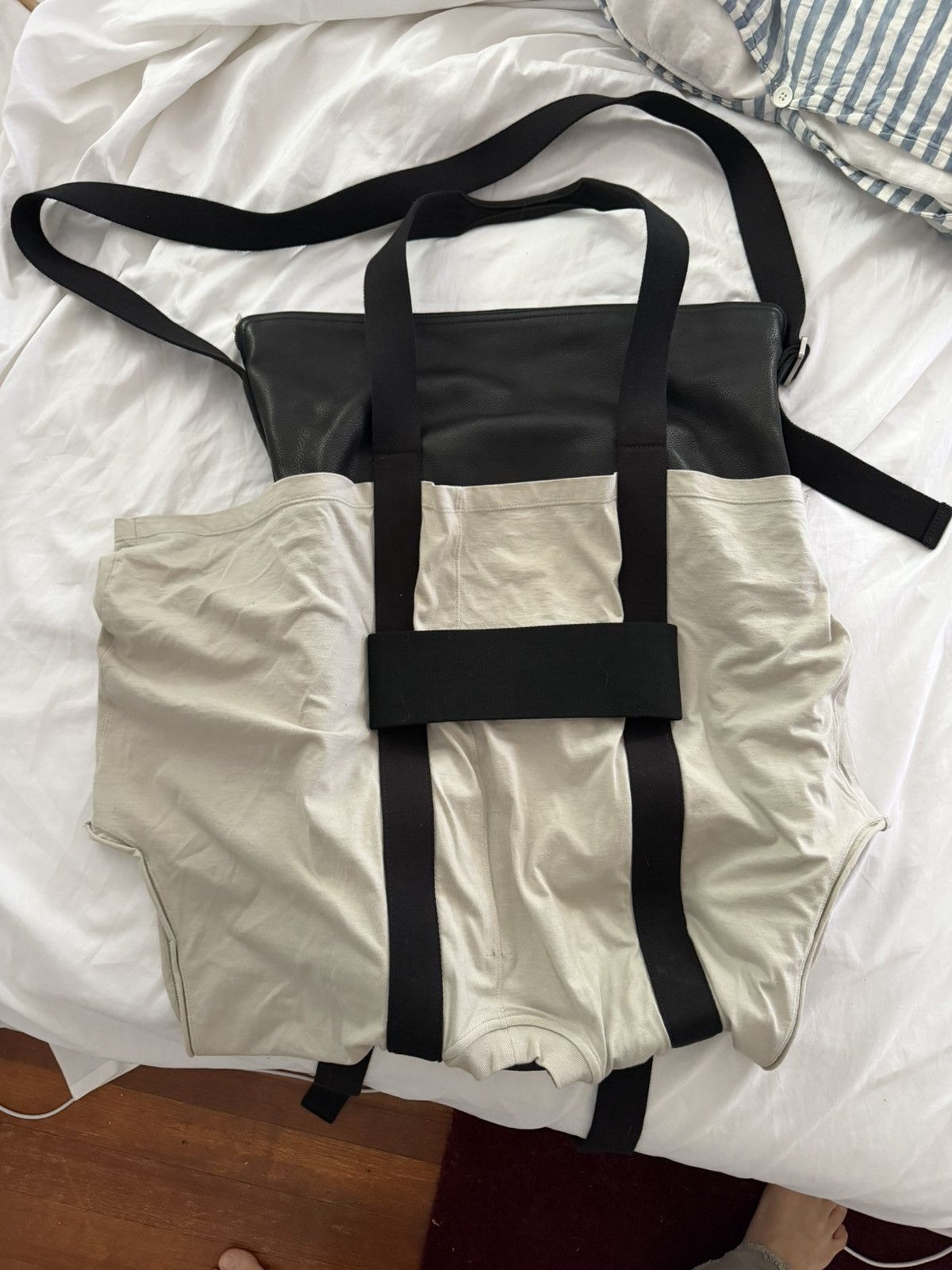Rick Owens *RARE* RICK OWENS BLACK MINK CYCLOPS BAG | Grailed