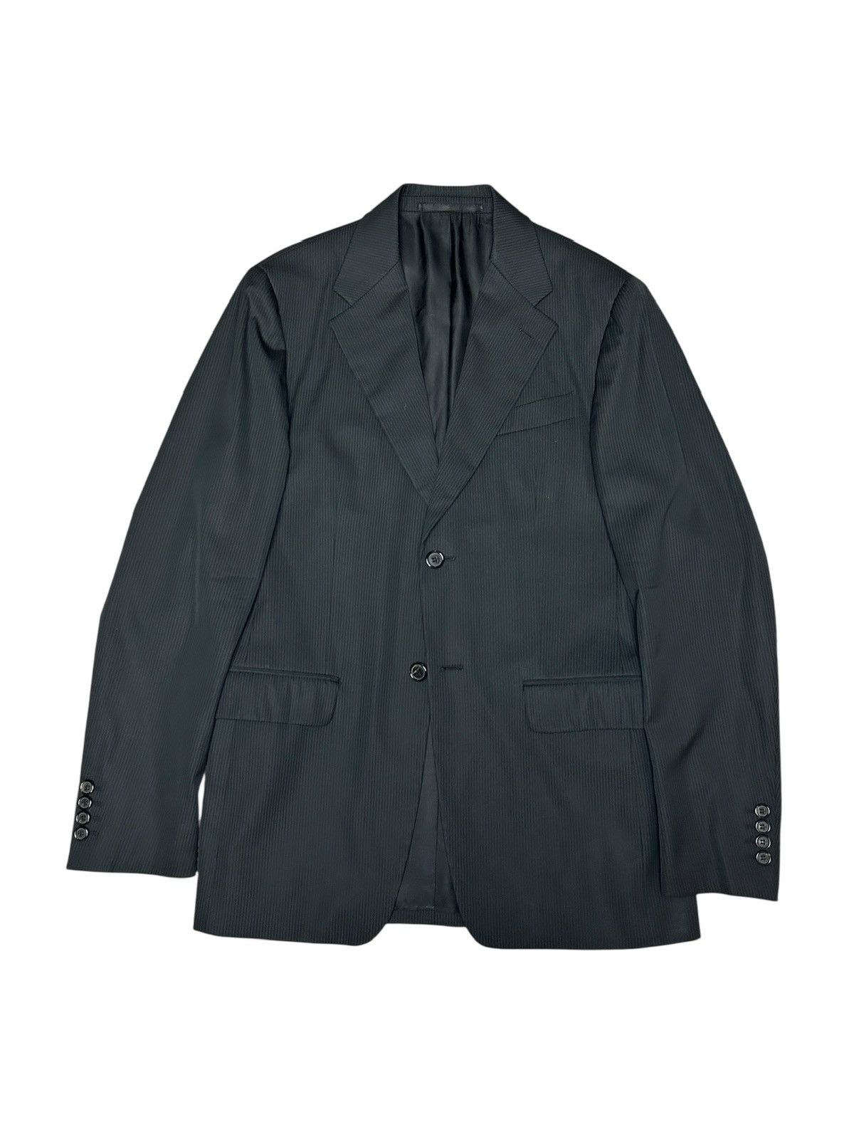 Prada 00s Stripe Suit Ensemble Size 46R - 2 Thumbnail
