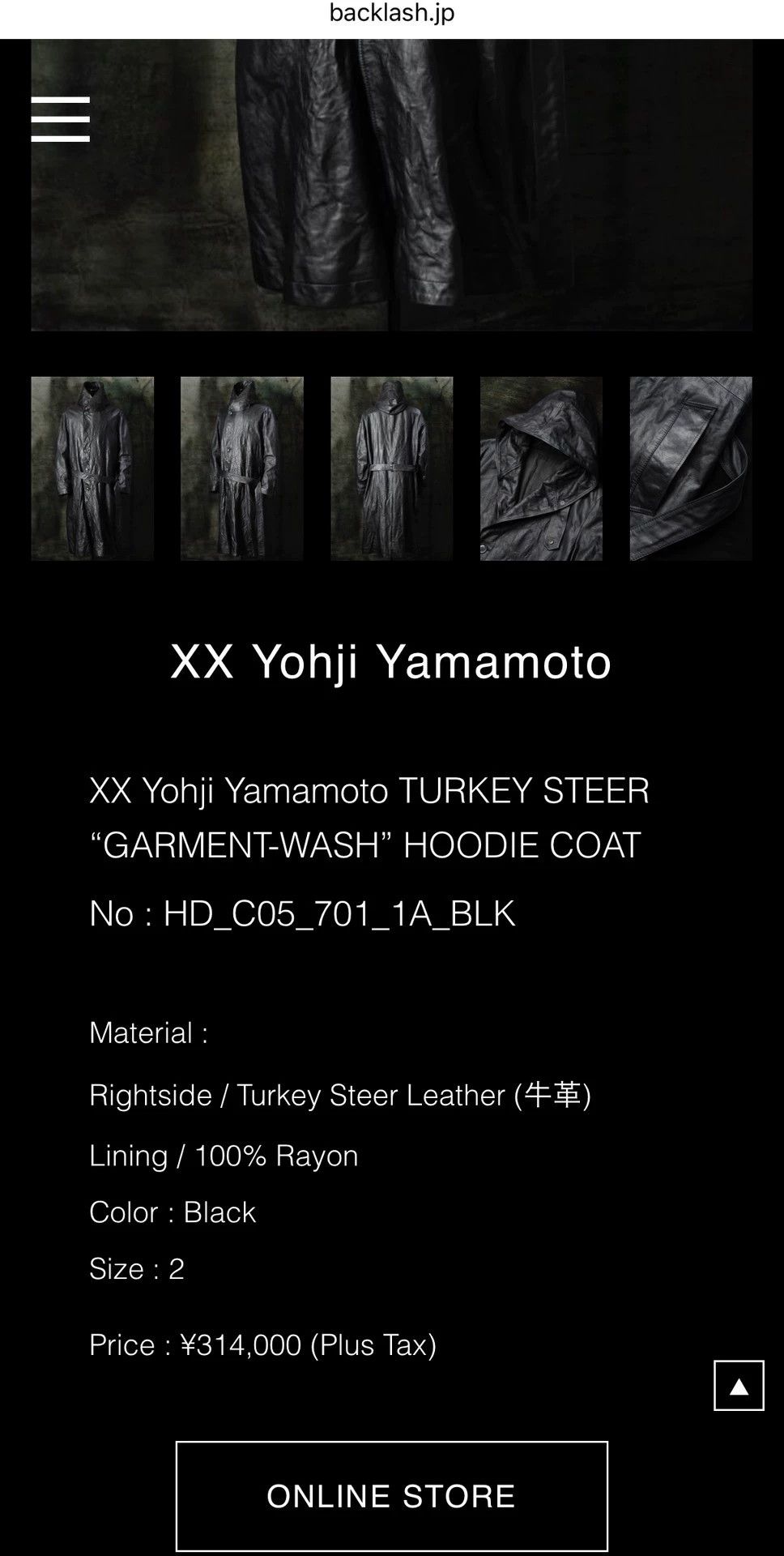Yohji Yamamoto Yohji Yamamoto 21SS ISAMU KATAYAMA Backlash Hooded Size US M / EU 48-50 / 2 - 2 Thumbnail