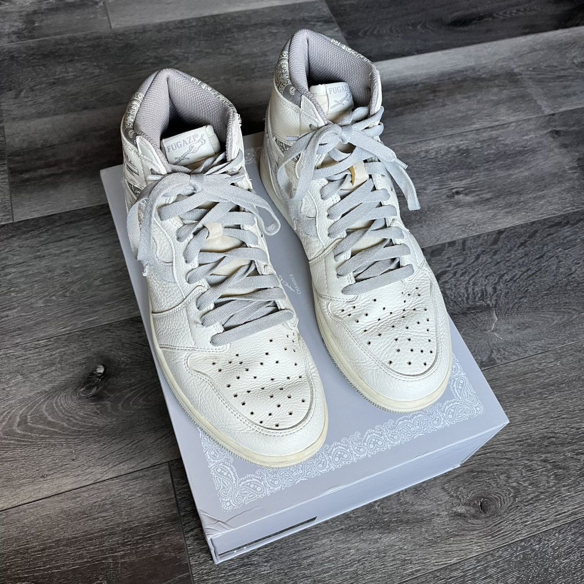 Fugazi Fugazi One in The Chamber High White/Grey Shoes Size 11 Size US 11 / EU 44 - 2 Thumbnail