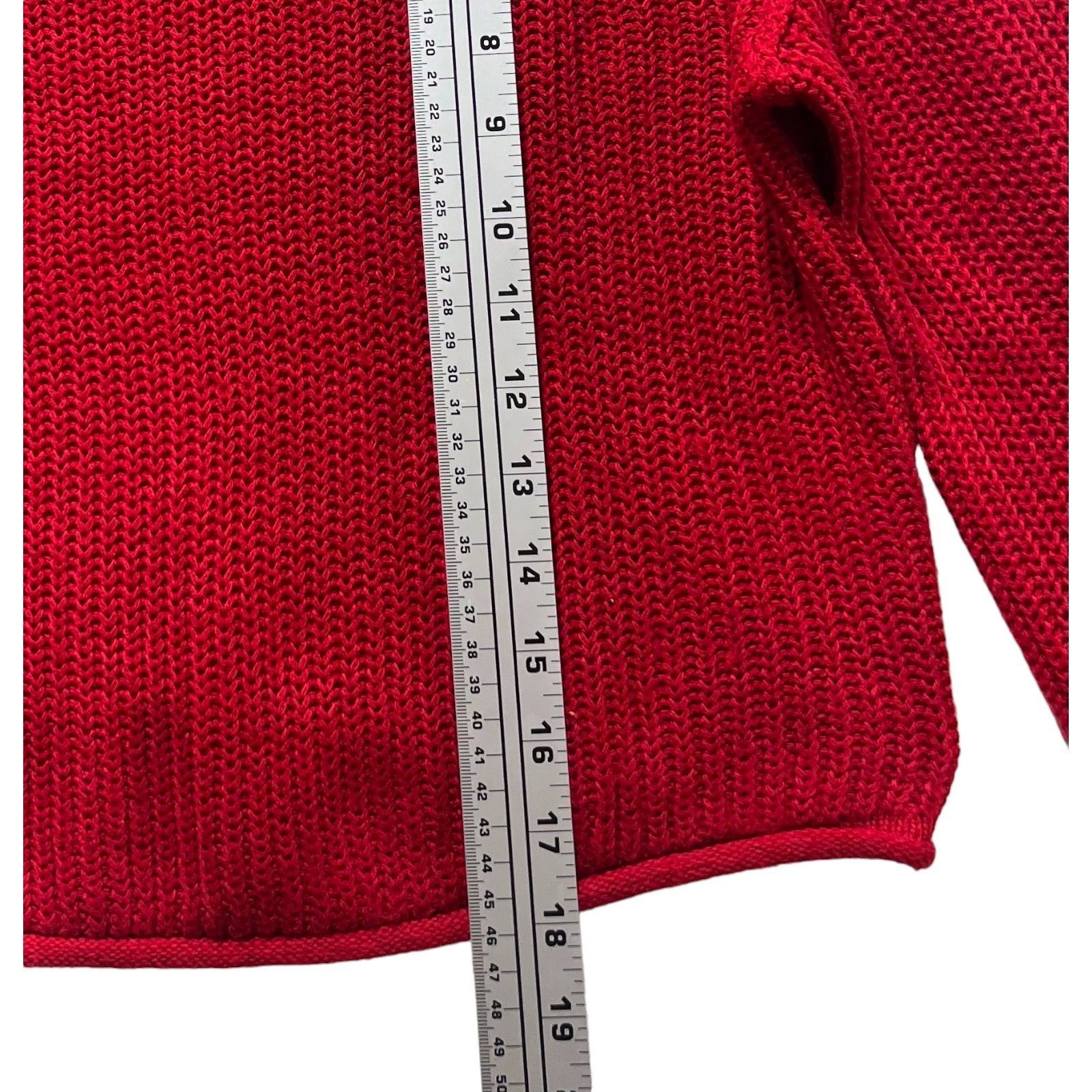 Other Wild Fable - Women's Cropped Long Sleeve Sweater - Red - Ext Size XS / US 0-2 / IT 36-38 - 6 Thumbnail