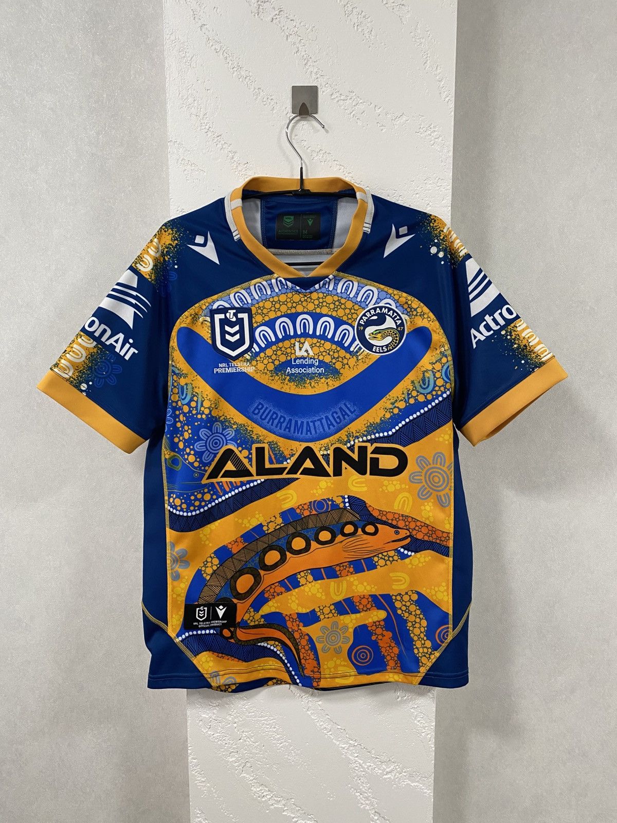 Macron Macron Parramatta 2022 Rugby Jersey NRL Premiership Size: M Size US M / EU 48-50 / 2 - 1 Thumbnail
