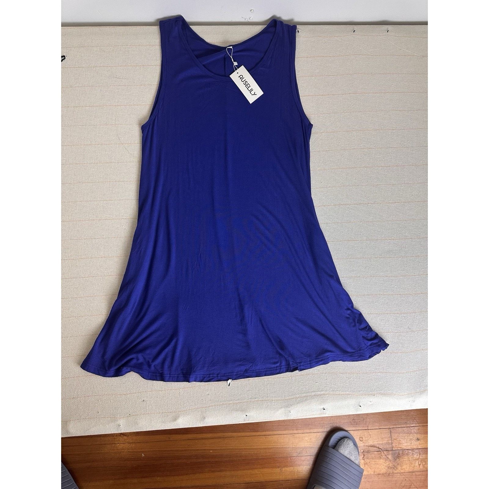 Other Auselily Women's Sleeveless Pockets Casual Swing Dress NWT Size XXL / US 16-18 / IT 52-54 - 2 Thumbnail