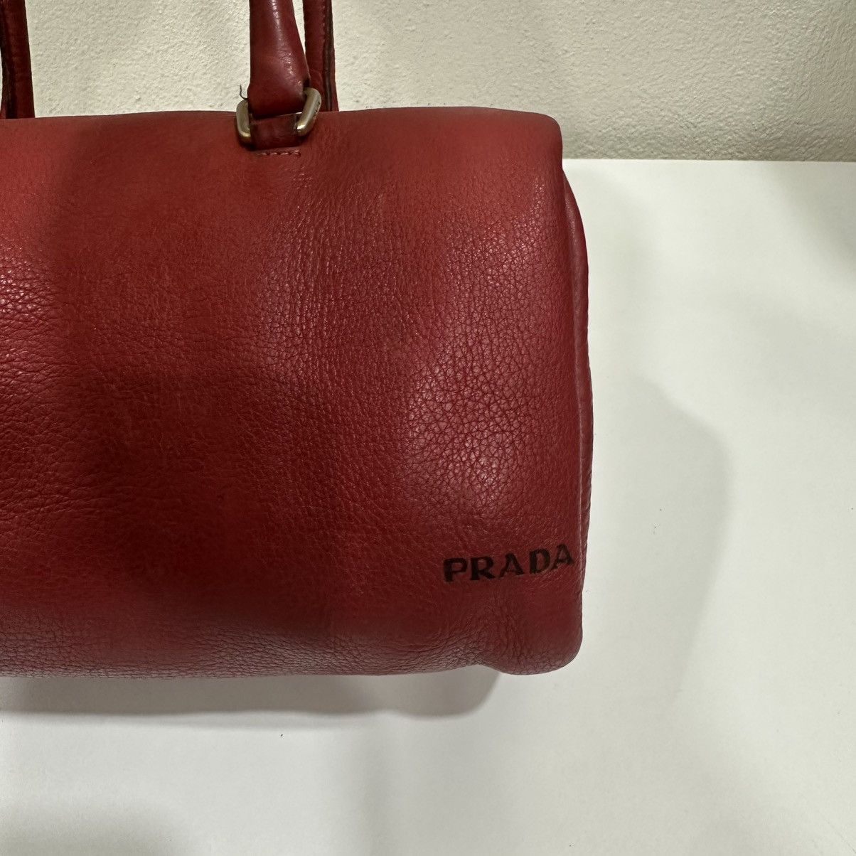 Prada PRADA VITELLO DAINO LEATHER BAULETTO MINI BOSTON BAG Size ONE SIZE - 6 Thumbnail