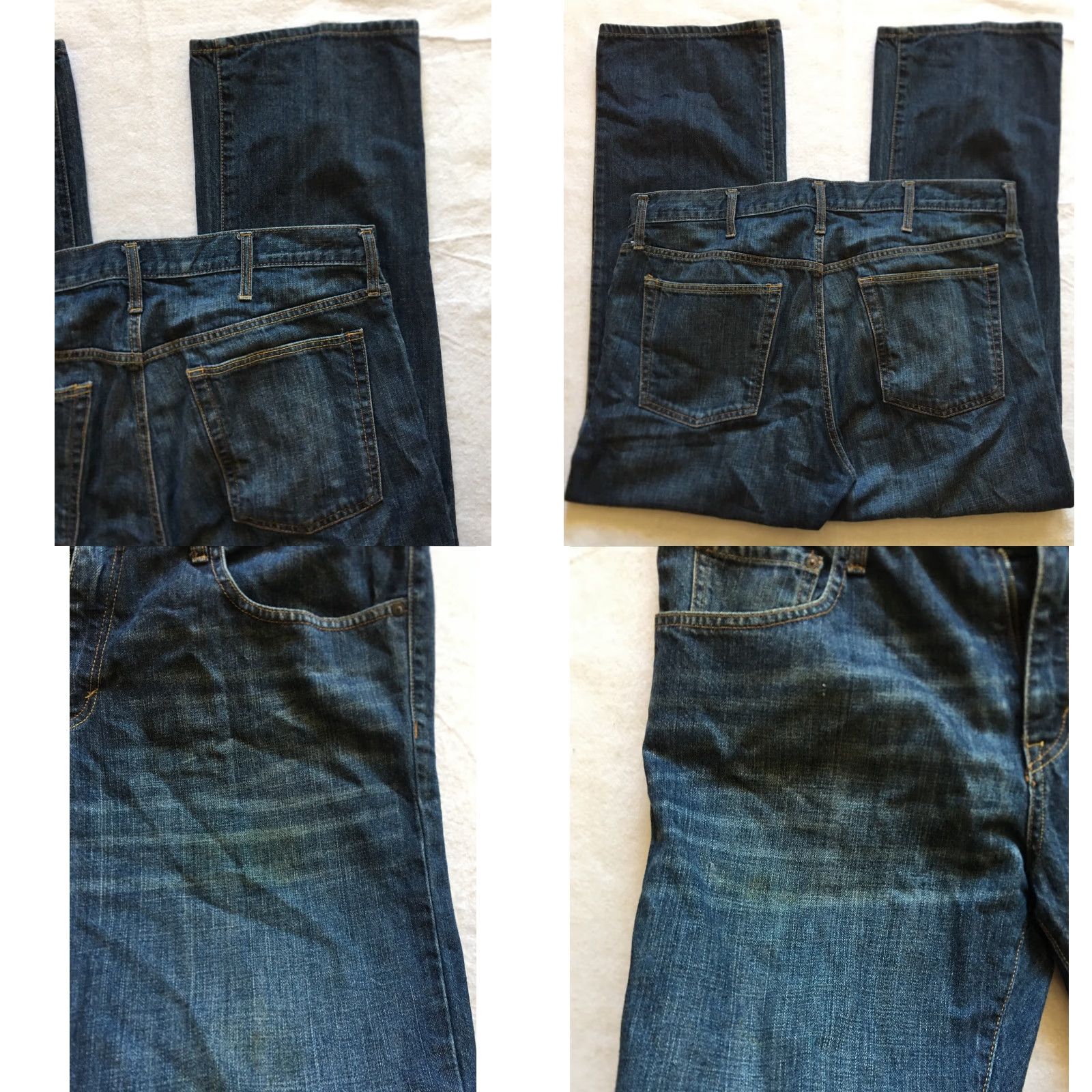 Old Navy Old Navy Jeans Men’s 38x30 Straight Denim Blue Regular Mid Rise 5-Pocket Zip Machine Washable Size US 38 / EU 54 - 8 Thumbnail