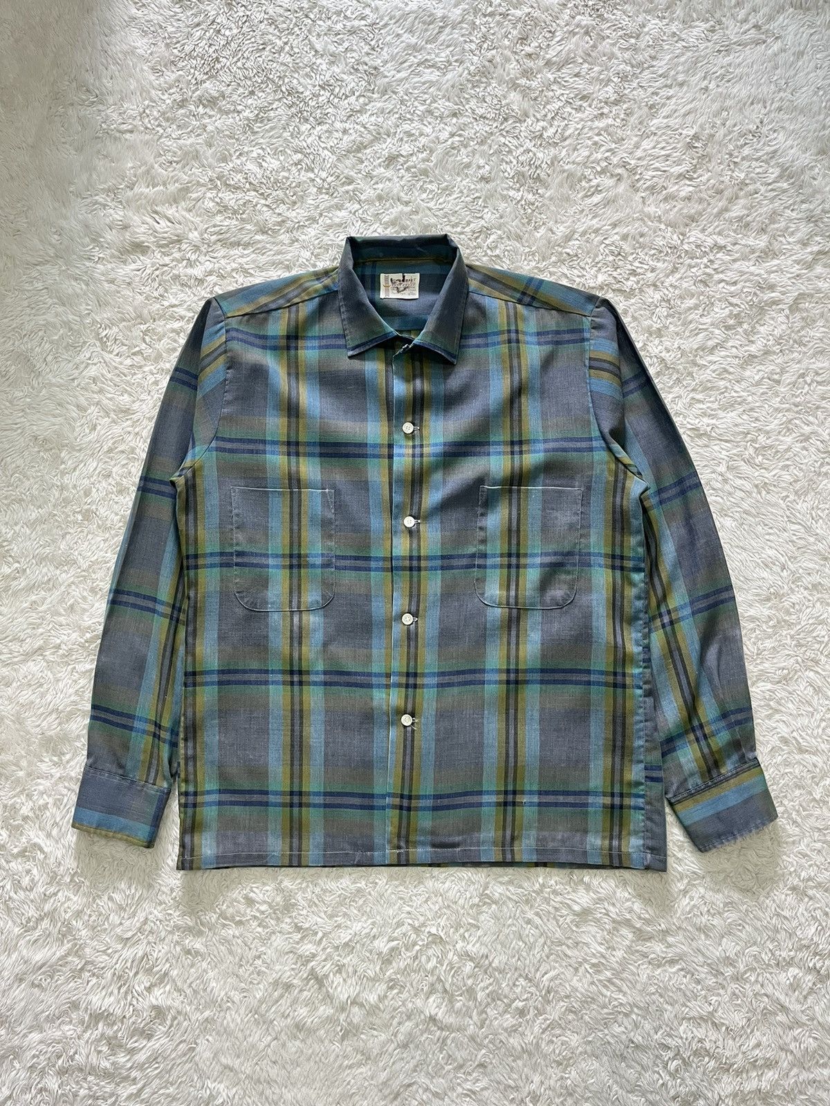 Vintage vintage 60's 70's towncraft by jc penney plaid shirt Size US M / EU 48-50 / 2 - 1 Thumbnail