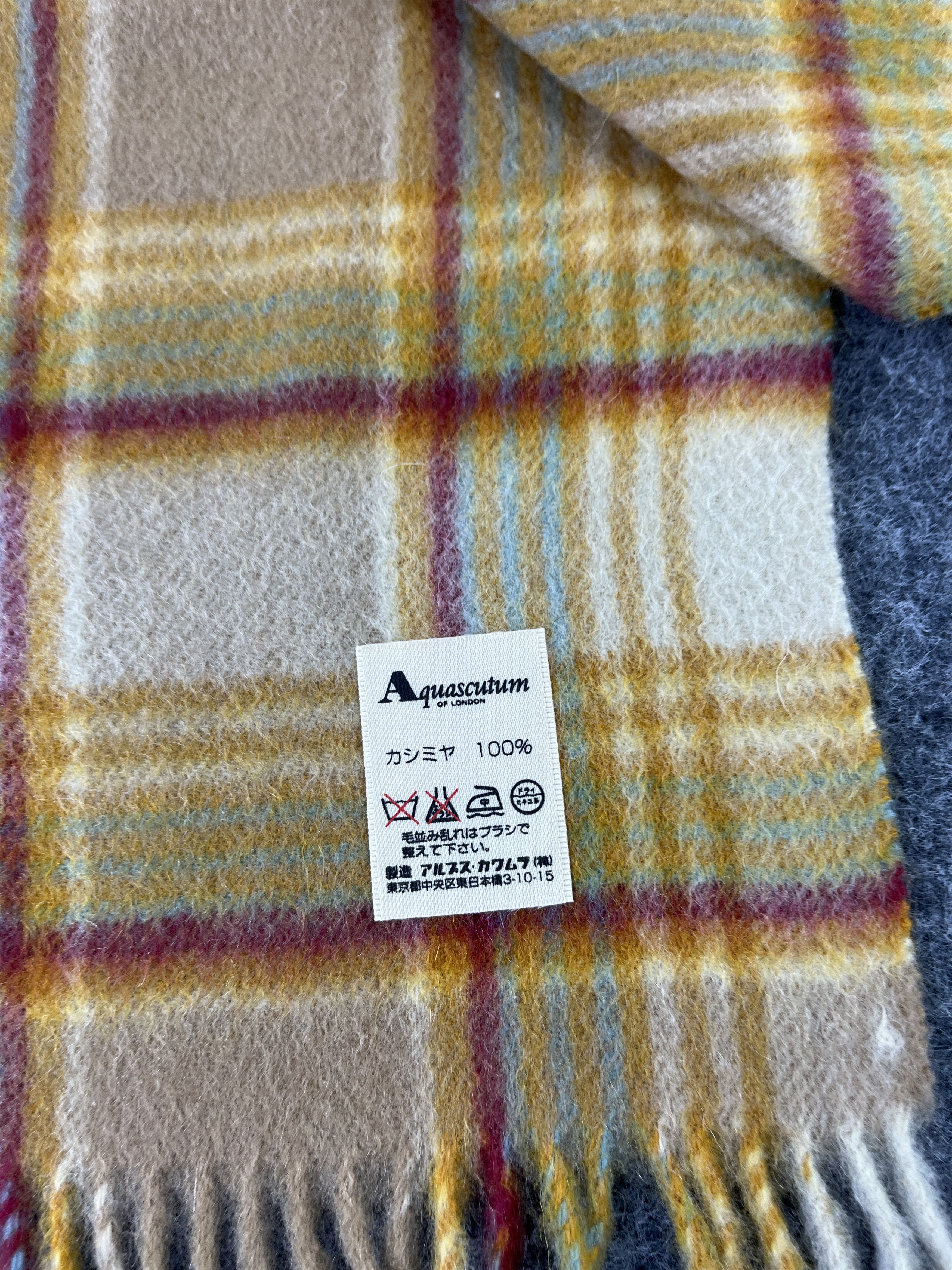 Aquascutum Aquascutum Scarf / Muffler / Neckwear T132 Size ONE SIZE - 5 Thumbnail