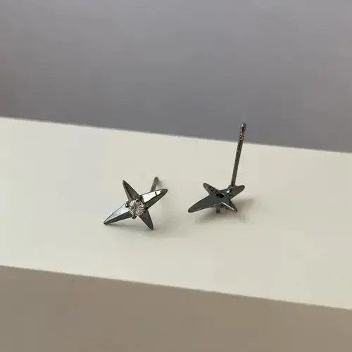 Other Small Mini Star Stud Earrings for Men Women,CZ Star Earrings Size ONE SIZE - 2 Thumbnail