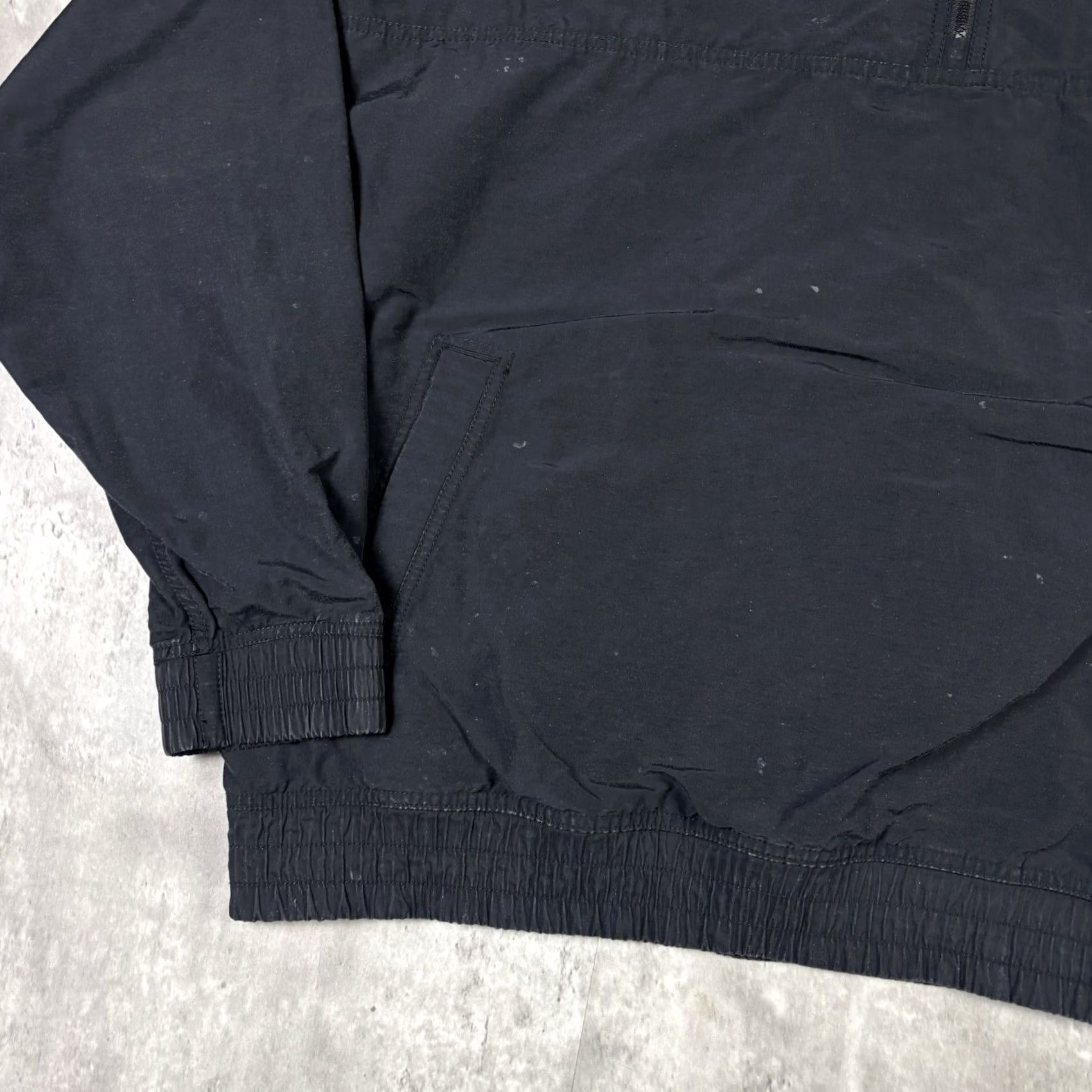 Jordan Brand VINTAGE Jordan Windbreaker Jacket Q-Zip Pullover 90s Basketball XL Black Nike USA Mens# Size US XL / EU 56 / 4 - 4 Thumbnail