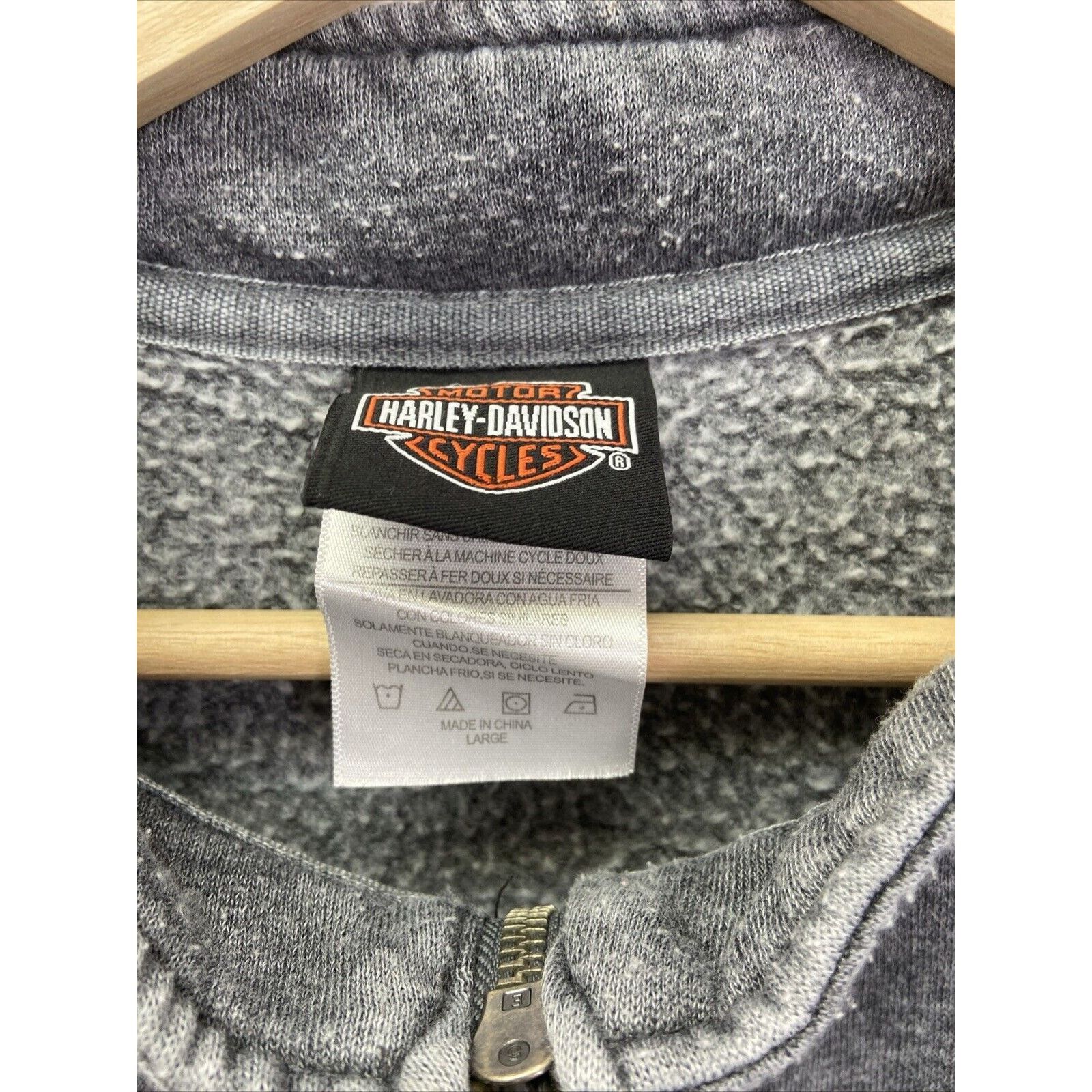Harley Davidson Harley Davidson Burnout Studded Y2K Jacket Size Large Size L / US 10 / IT 46 - 3 Thumbnail