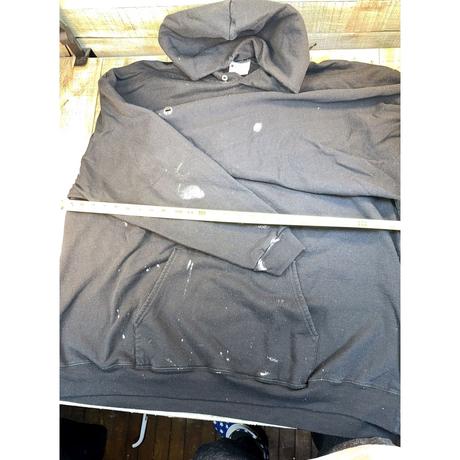 Champion Men’s Champion Hoodie 3XL Black Hustle Pullover Mens XXL Regular Black Hoodie Size US XXL / EU 58 / 5 - 5 Thumbnail