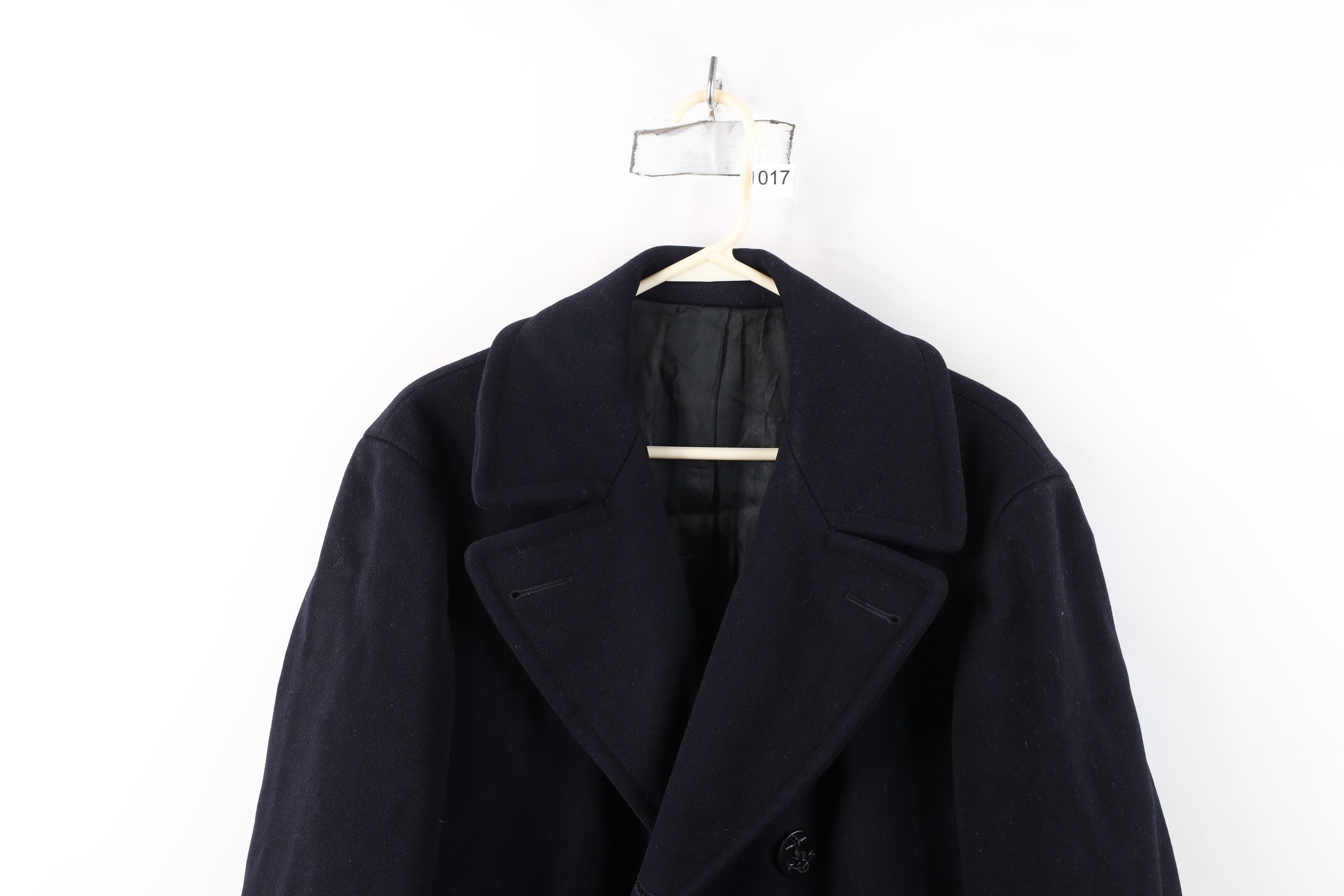 Vintage Vintage 50s USGI US Navy Kersey Wool Peacoat Jacket Blue USA Size US XXL / EU 58 / 5 - 2 Thumbnail