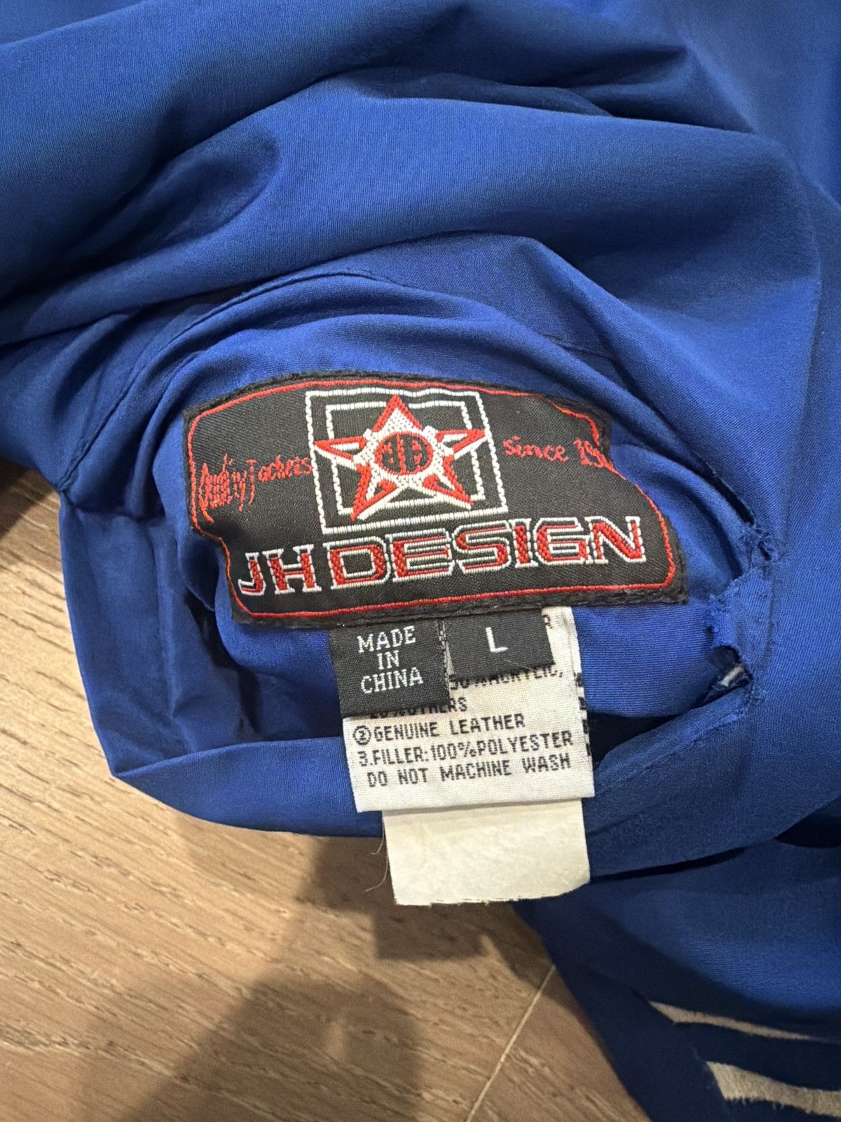 Jeff Hamilton Vintage JH Los Angeles Dodgers Reversible Letterman Jacket Size US L / EU 52-54 / 3 - 9 Thumbnail