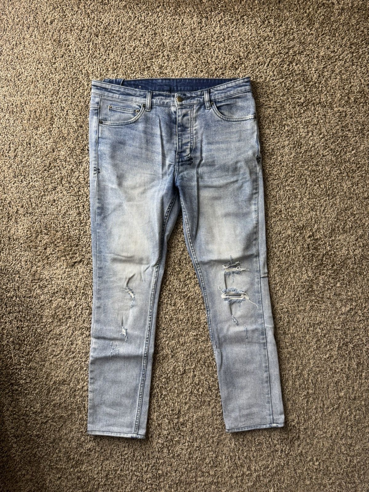 Ksubi Men’s Ksubi Chitch Philly Blue Jeans Size US 32 / EU 48 - 1 Thumbnail