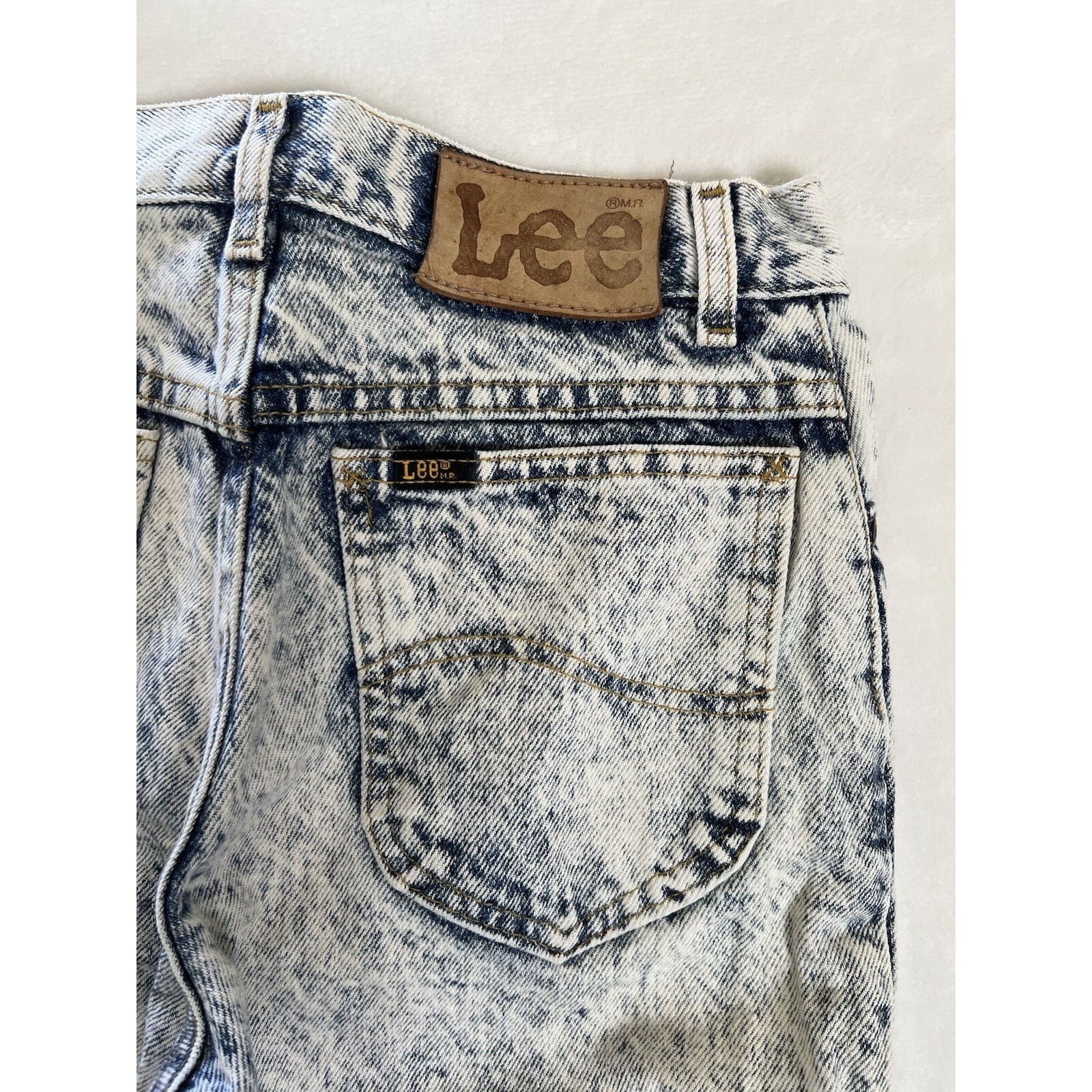 Lee Vintage Lee Acid Wash Blue Denim Jeans Size 26x30 Made In US Size 26" / US 2 / IT 38 - 10 Thumbnail