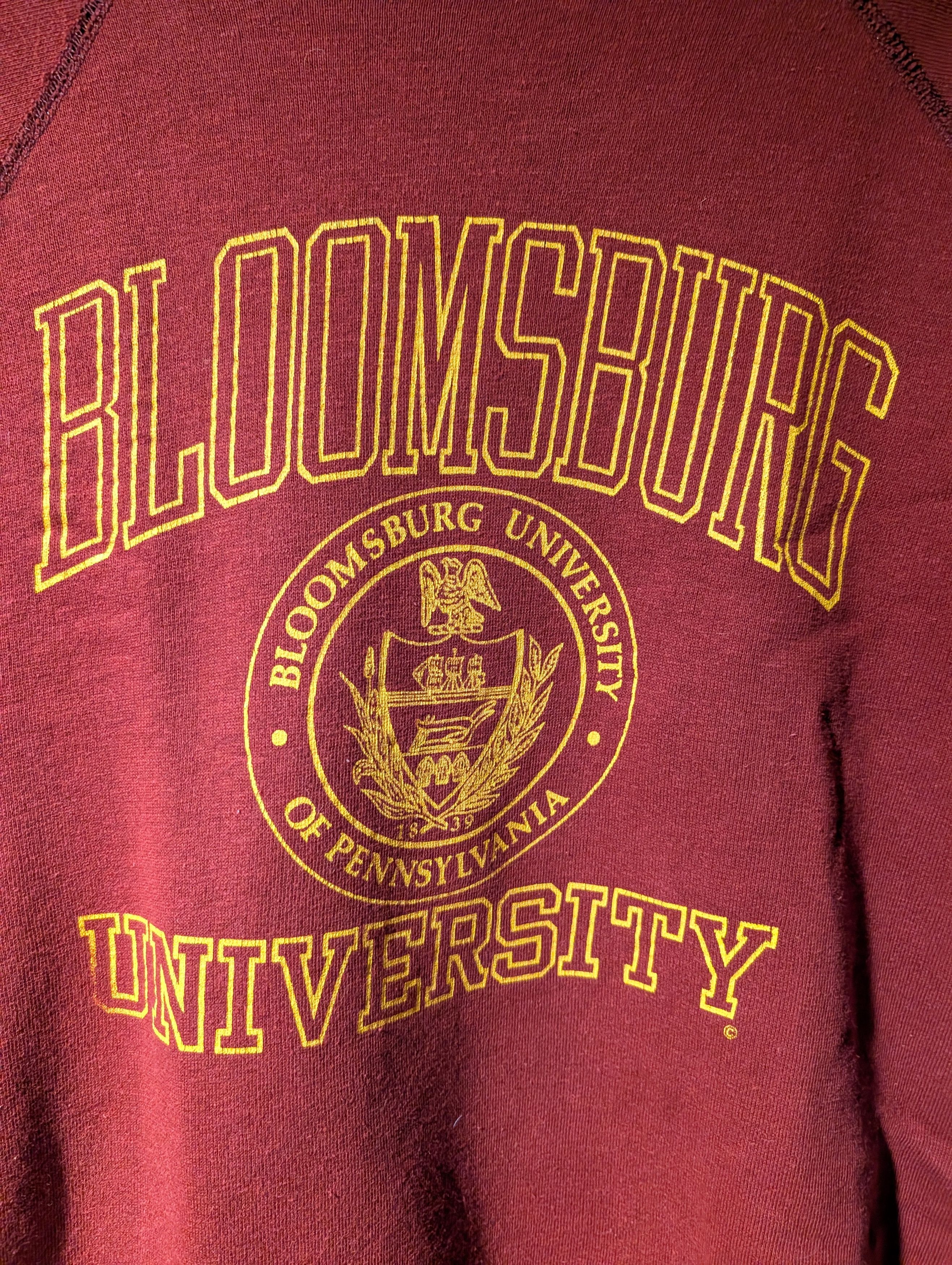 NCAA Vintage 70s Bloomsburg University Red X-Large Sweatshirt Size US XL / EU 56 / 4 - 2 Thumbnail