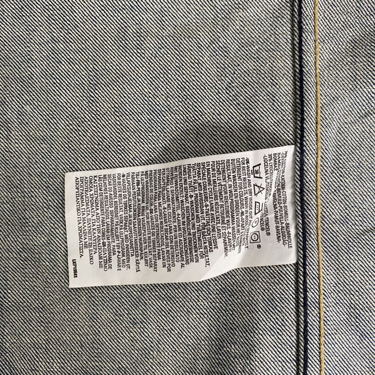 Levi's Vintage 2000’s Levis Engineered Faded Honeycomb Denim Jacket Size US M / EU 48-50 / 2 - 17 Thumbnail