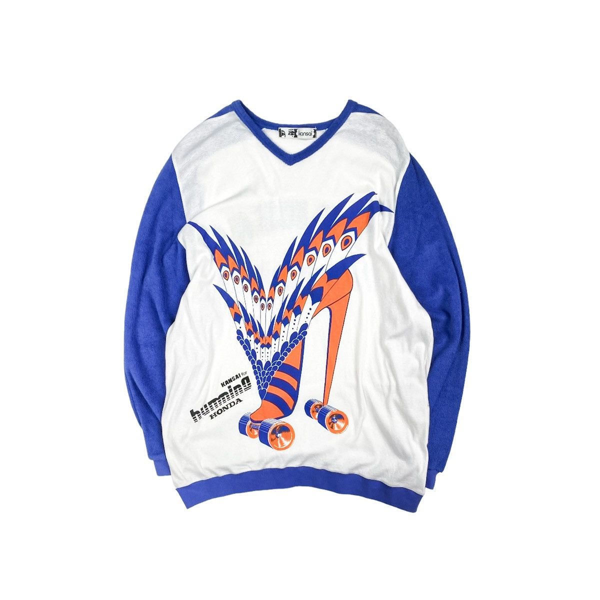 Kansai Yamamoto Kansai Yamamoto Humming Bird Roller Blade 80s Longsleeve Size US M / EU 48-50 / 2 - 1 Thumbnail