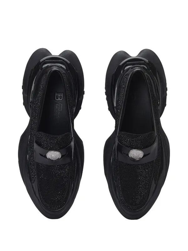 Balmain o1s1wg111225 Unicorn Loafers in Black Size US 7 / EU 40 - 3 Thumbnail