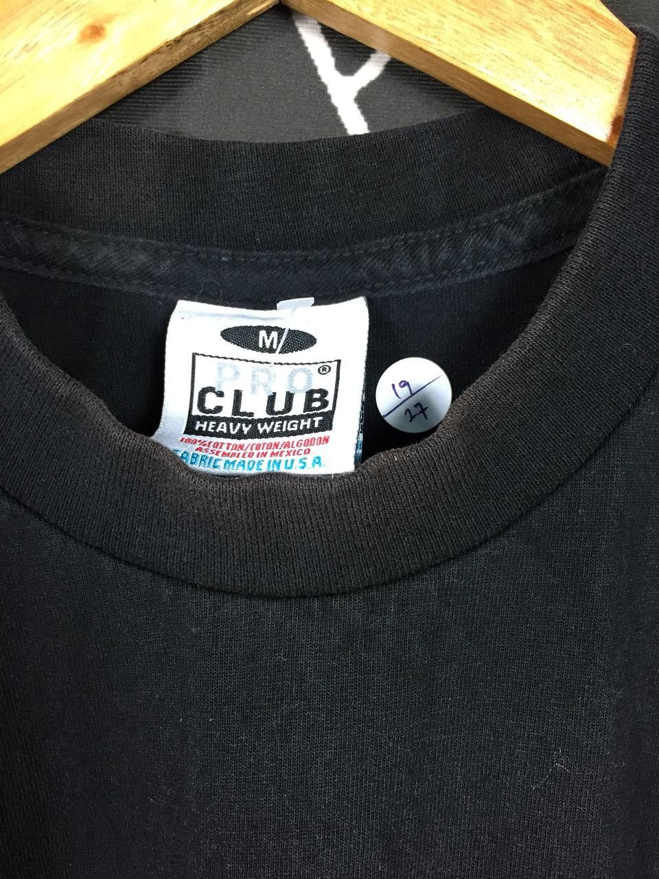 Rap Tees × Vintage Pro Club Plain Essential Hip Hop Rap Tee Size M Size US M / EU 48-50 / 2 - 5 Thumbnail