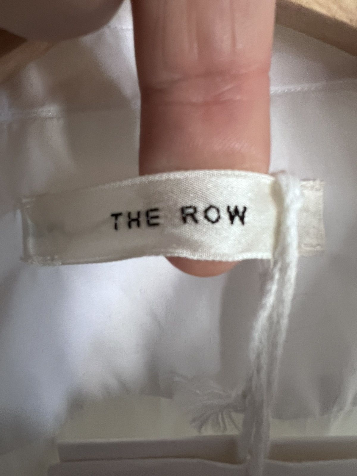 The Row $1K White cotton Ahmet dress shirt, US16/EU41,made in France Size 40R - 14 Thumbnail