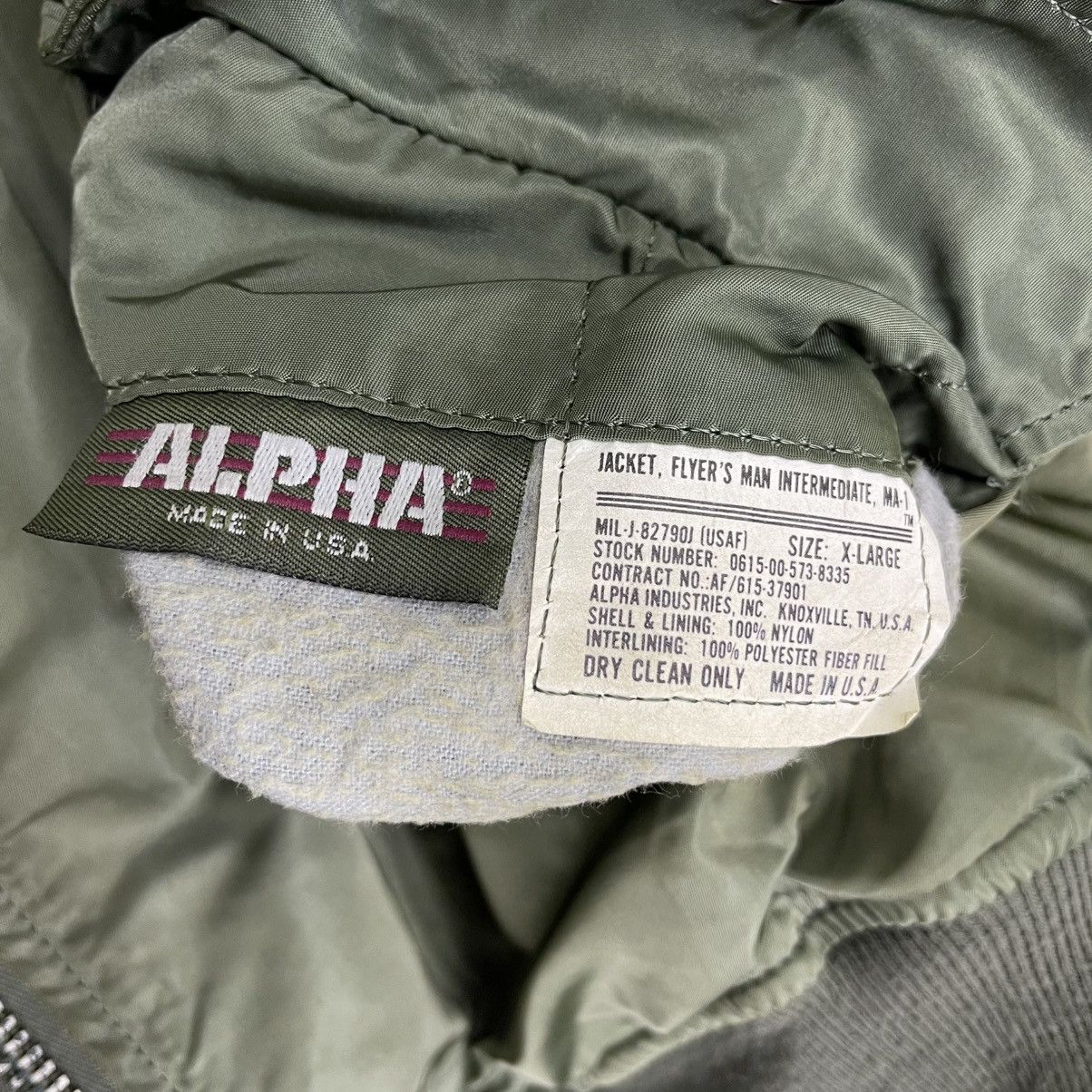 Alpha Industries 90s USA Alpha Industries Ma-1 Flight Jacket Reversible Size US XL / EU 56 / 4 - 8 Thumbnail