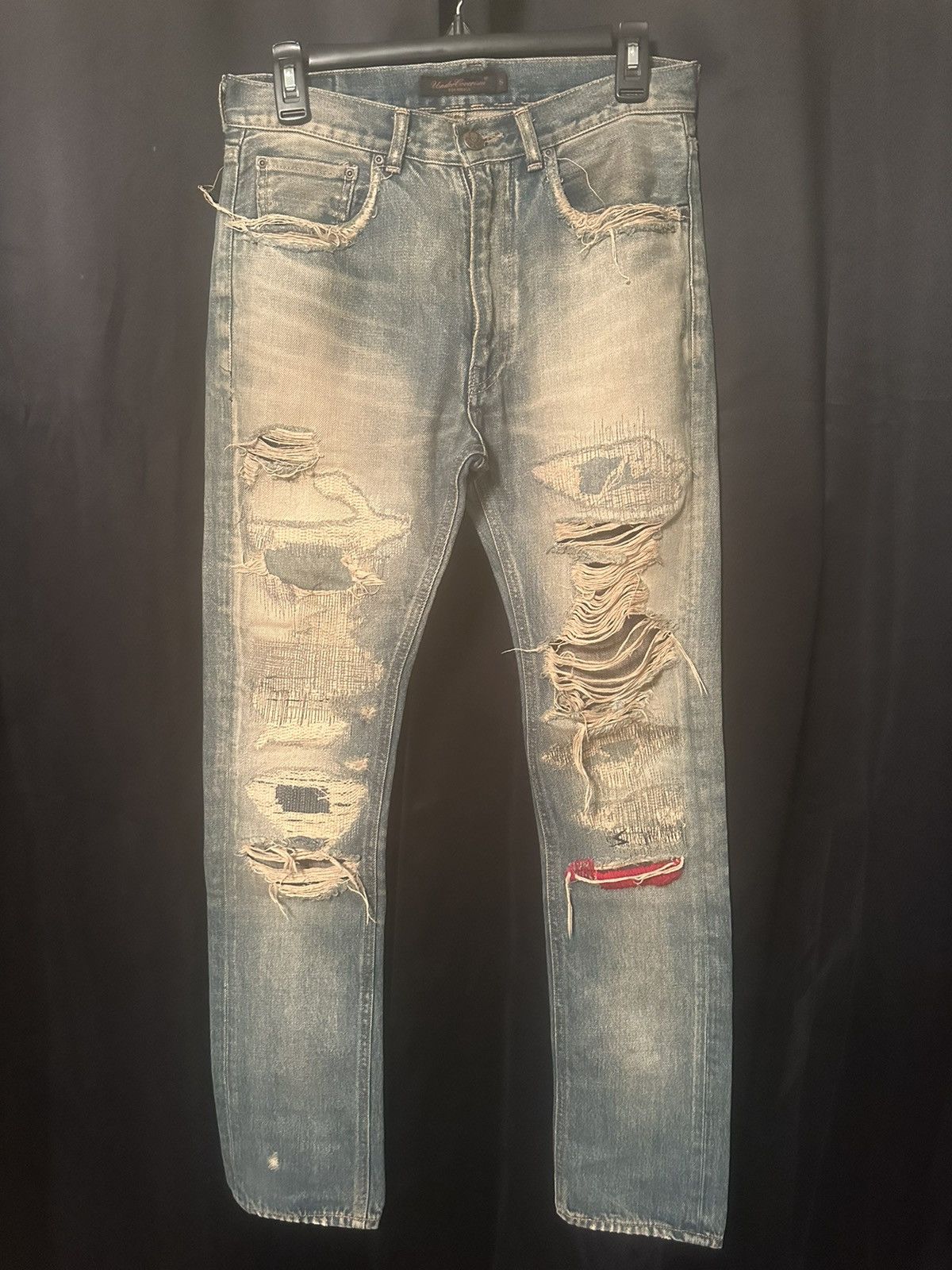 パンツ undercover 68 denim red yarn archive AW04 Red Yarn 68 Jeans – faust