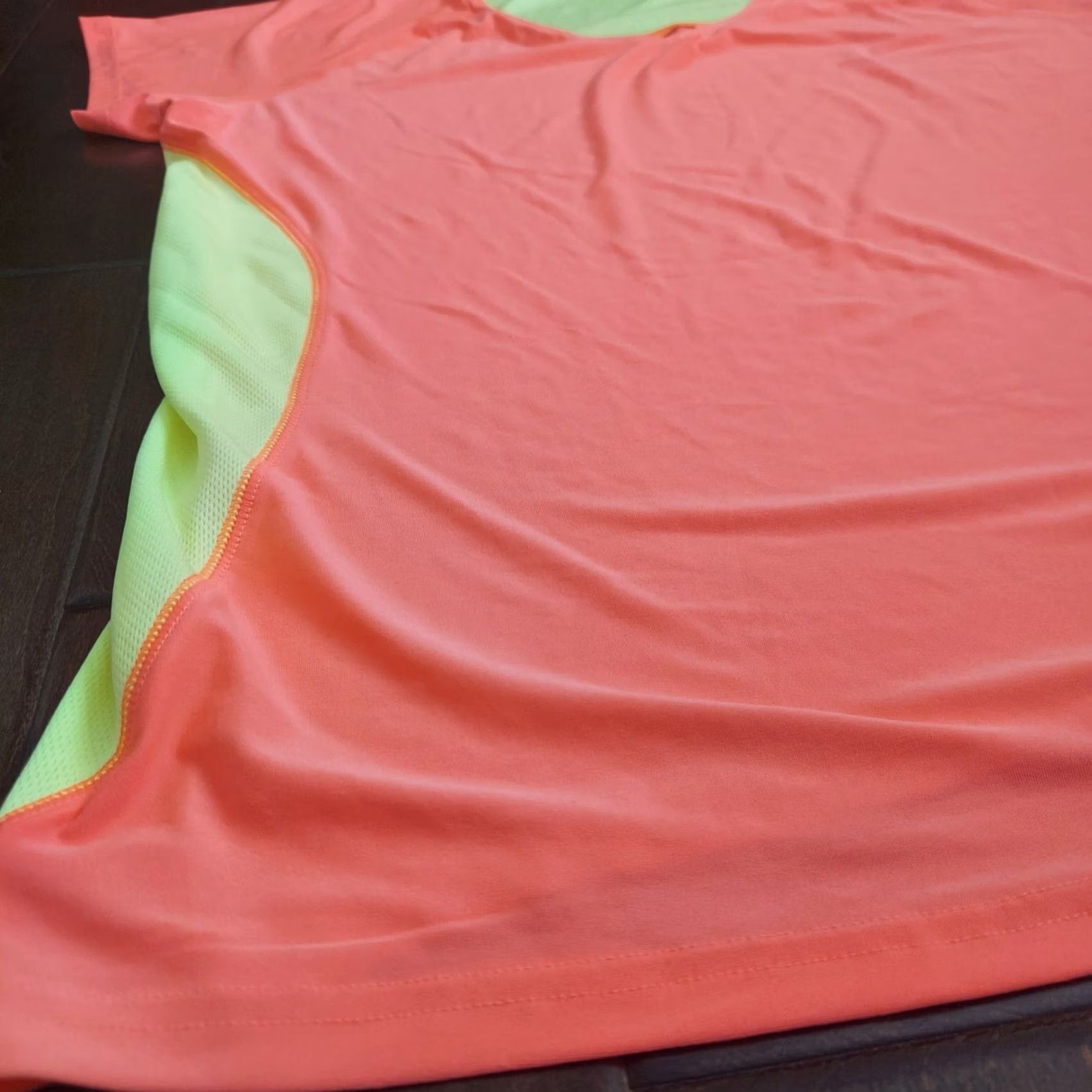 Vintage N.Y.L. Sport Laundry Women Activewear Orange Yellow Top NWT 3X Crew Neck Short Sleeve Tank Sports Activewear Basic Shirt Womens Size XXL / US 16-18 / IT 52-54 - 5 Thumbnail