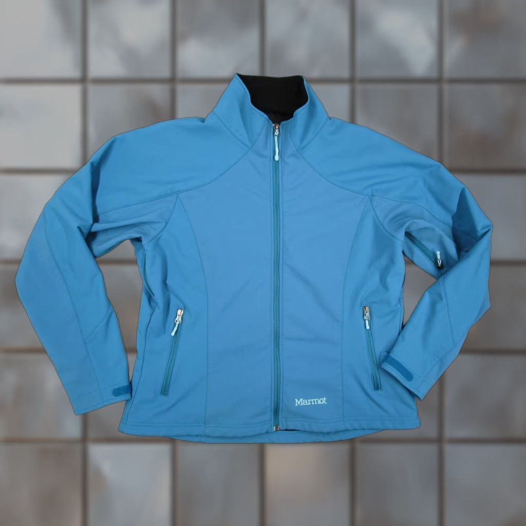 Marmot Marmot Windstopper Jacket Womens Medium Blue Softshell Full Zip Fleece Lined Size M / US 6-8 / IT 42-44 - 1 Thumbnail