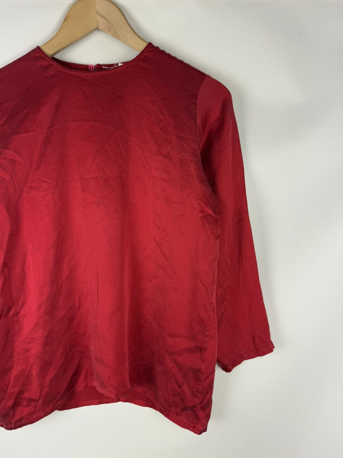 Vintage × Yves Saint Laurent Yves Saint Laurent Rive Gauche Vintage Silk Tunic Blouse Size XS / US 0-2 / IT 36-38 - 3 Thumbnail